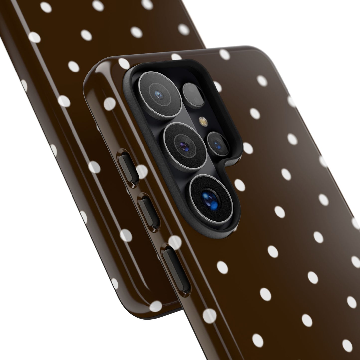 Cacao Polka Dot — Phone Case Tough Case