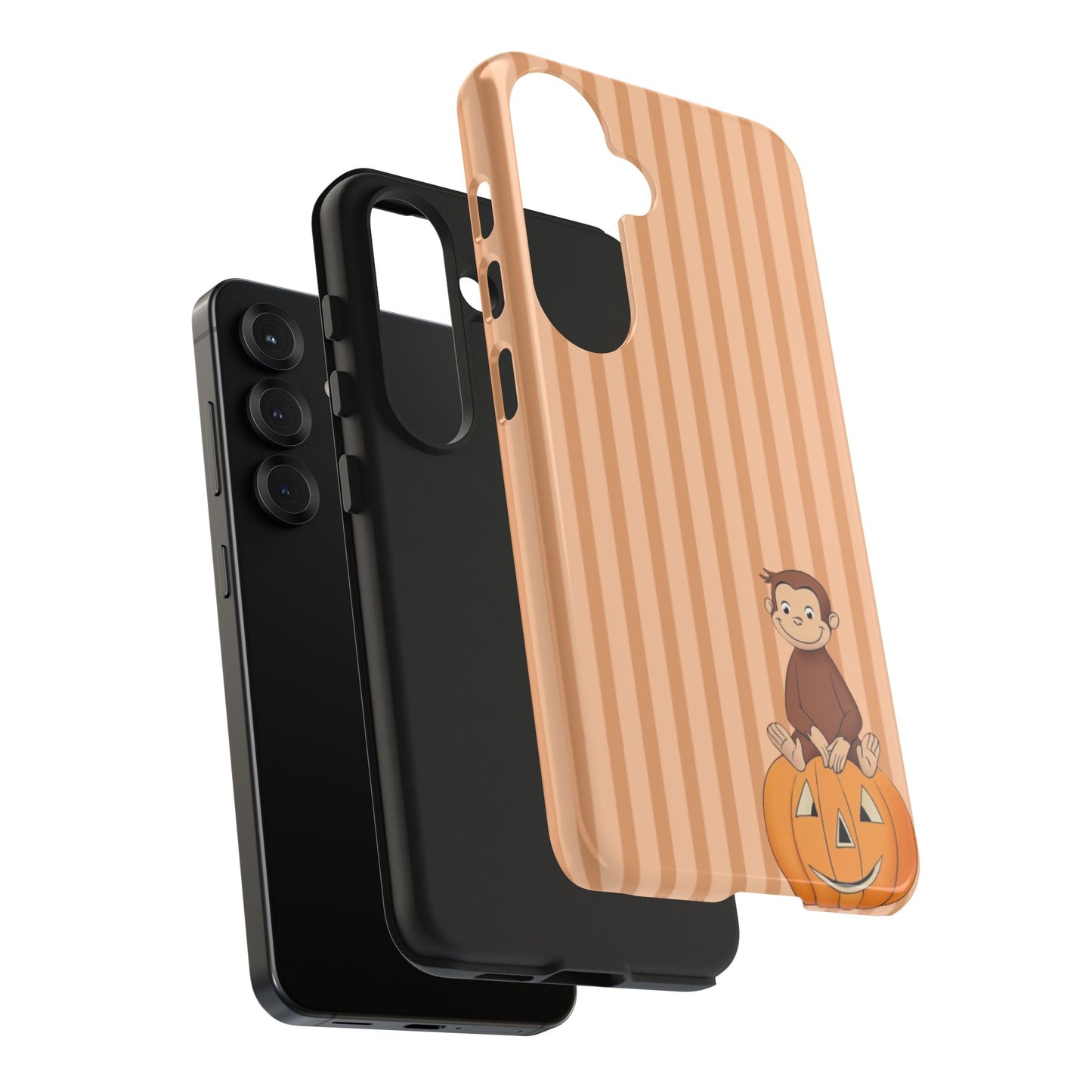 Pumpkin Curious George — Tough Phone Case