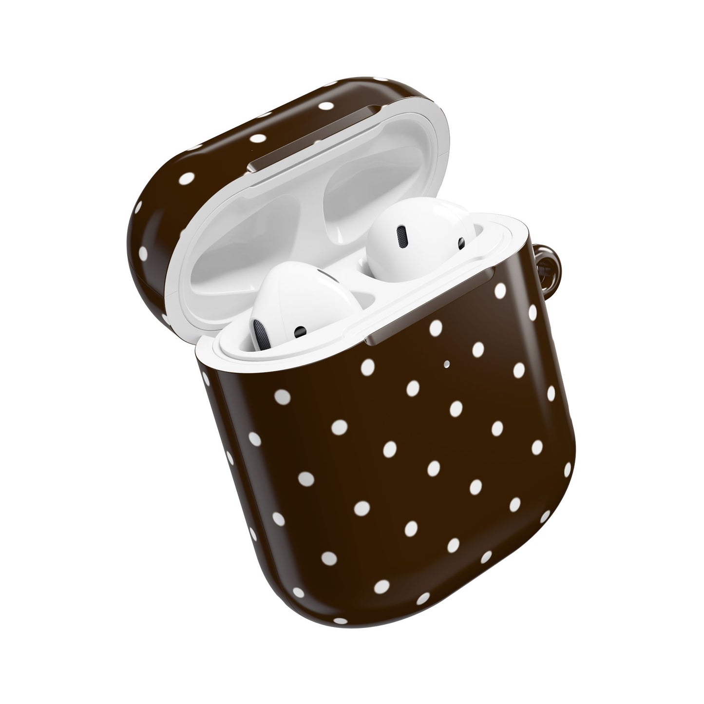 Cacao Polka Dot – AirPod Case