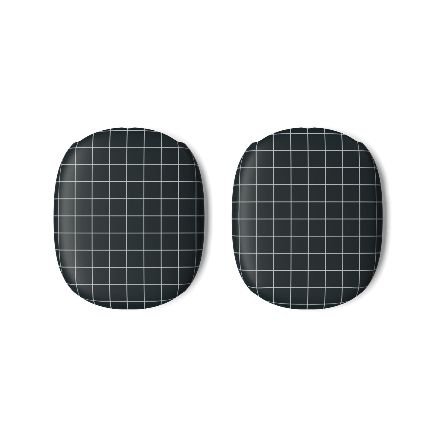 Black White Minimalistic Grid Pattern — AirPod Max Case