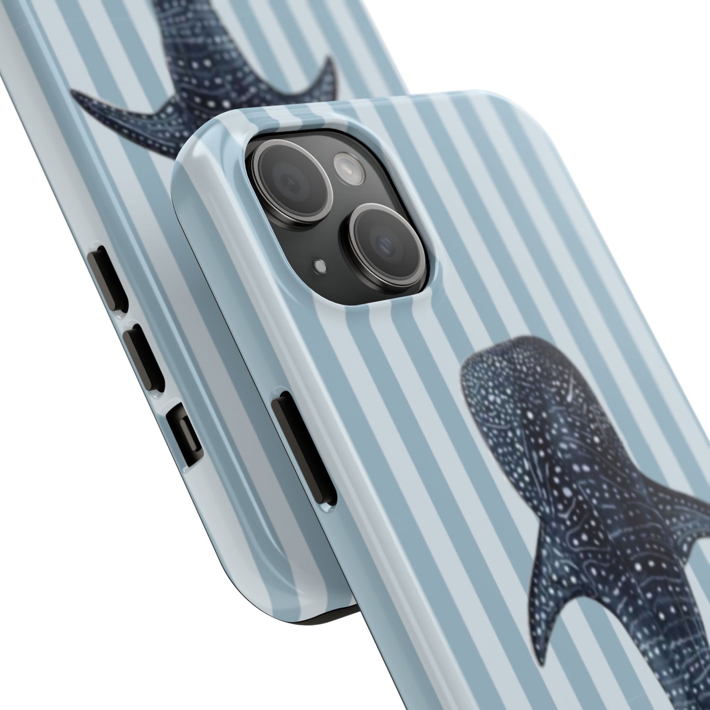 Deep Sea  — Blue Striped Tough Protective Cover