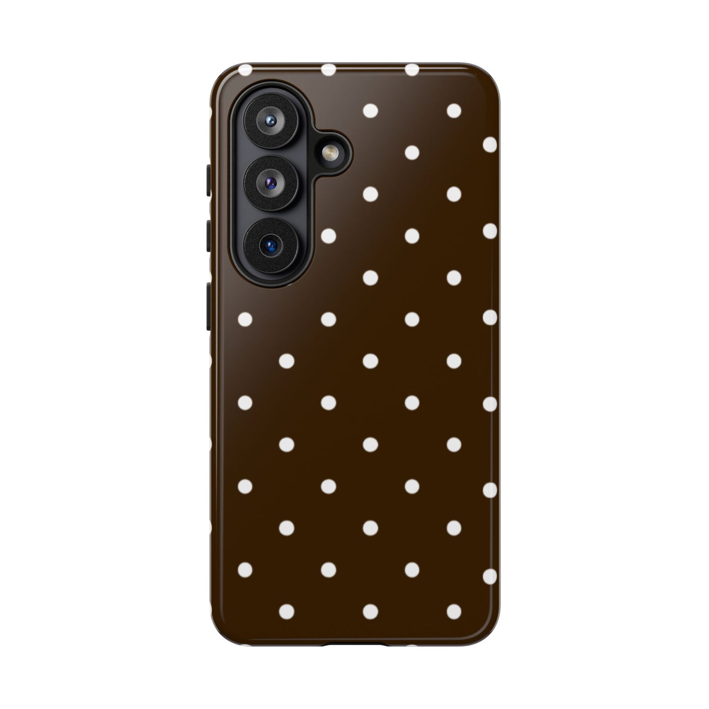 Cacao Polka Dot  — Phone Case Tough Case