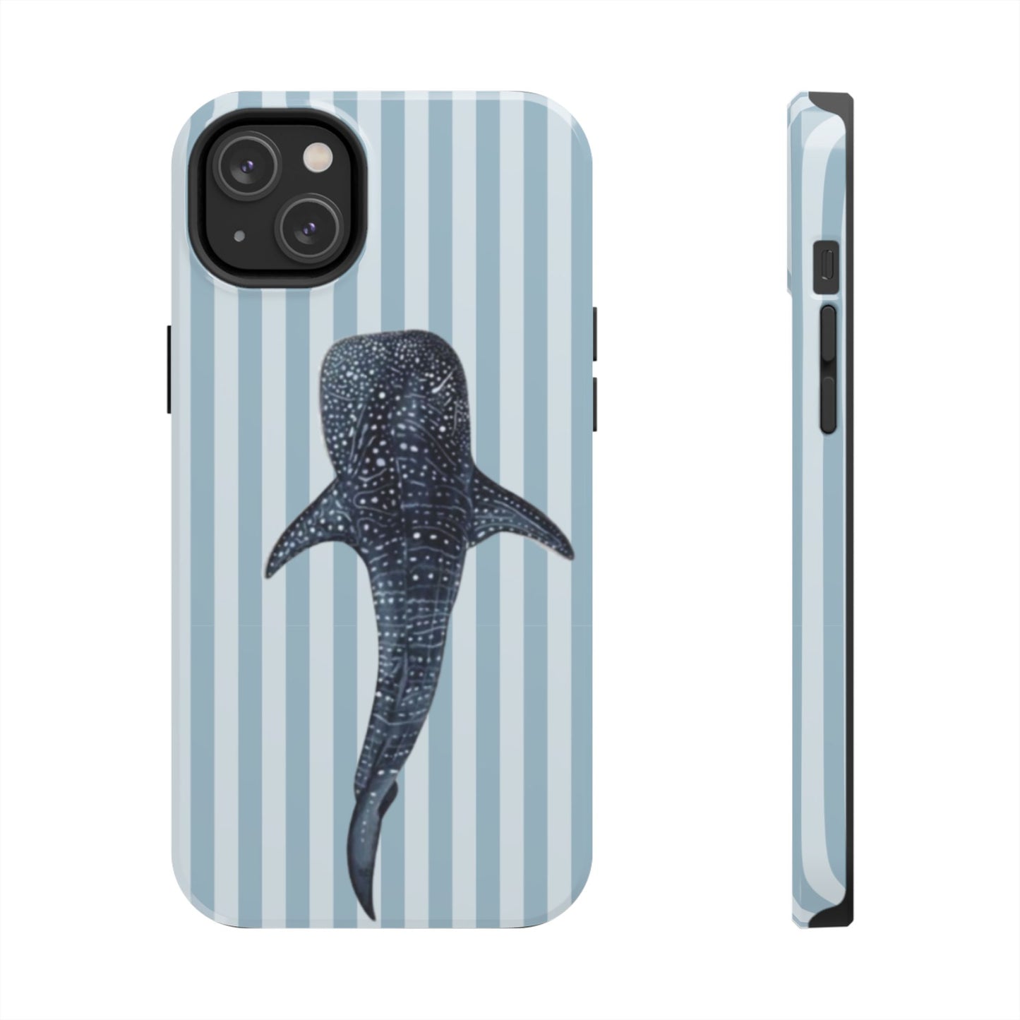 Deep Sea  — Blue Striped Tough Protective Cover
