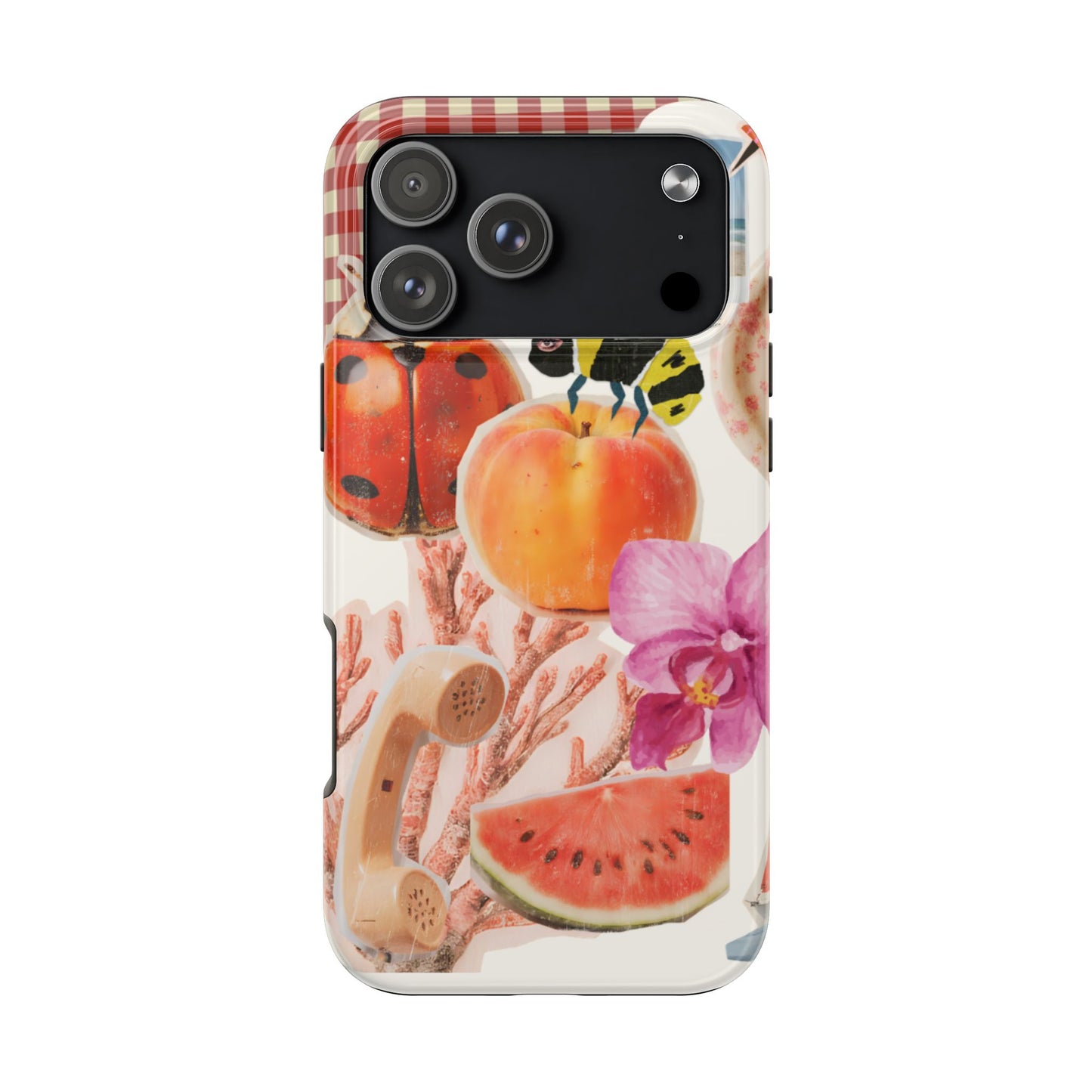 The farmers Market — Floral Fruit Collage Tough Phone Case