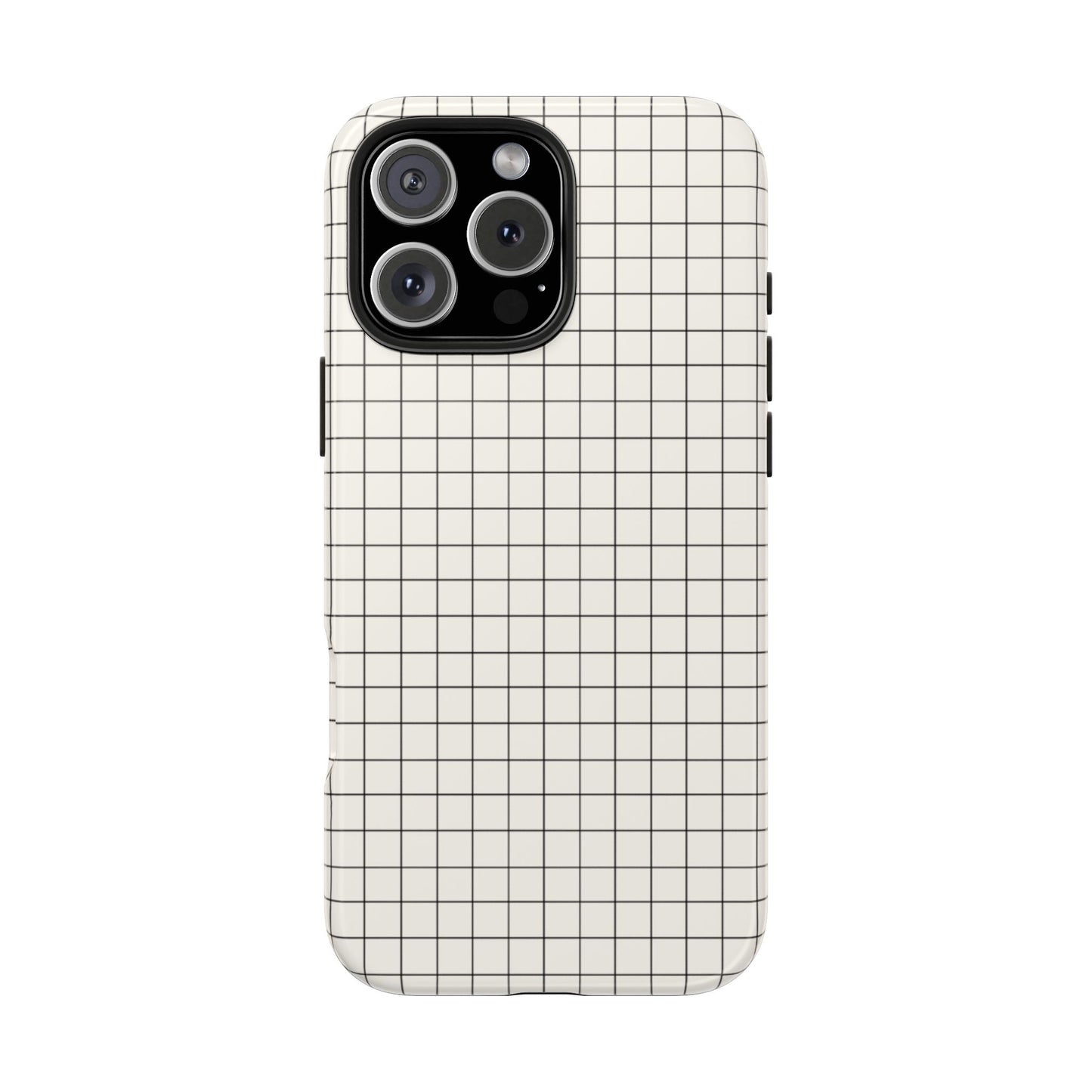 The Architect |Tough Phone Case Minimal Graph Paper Design
