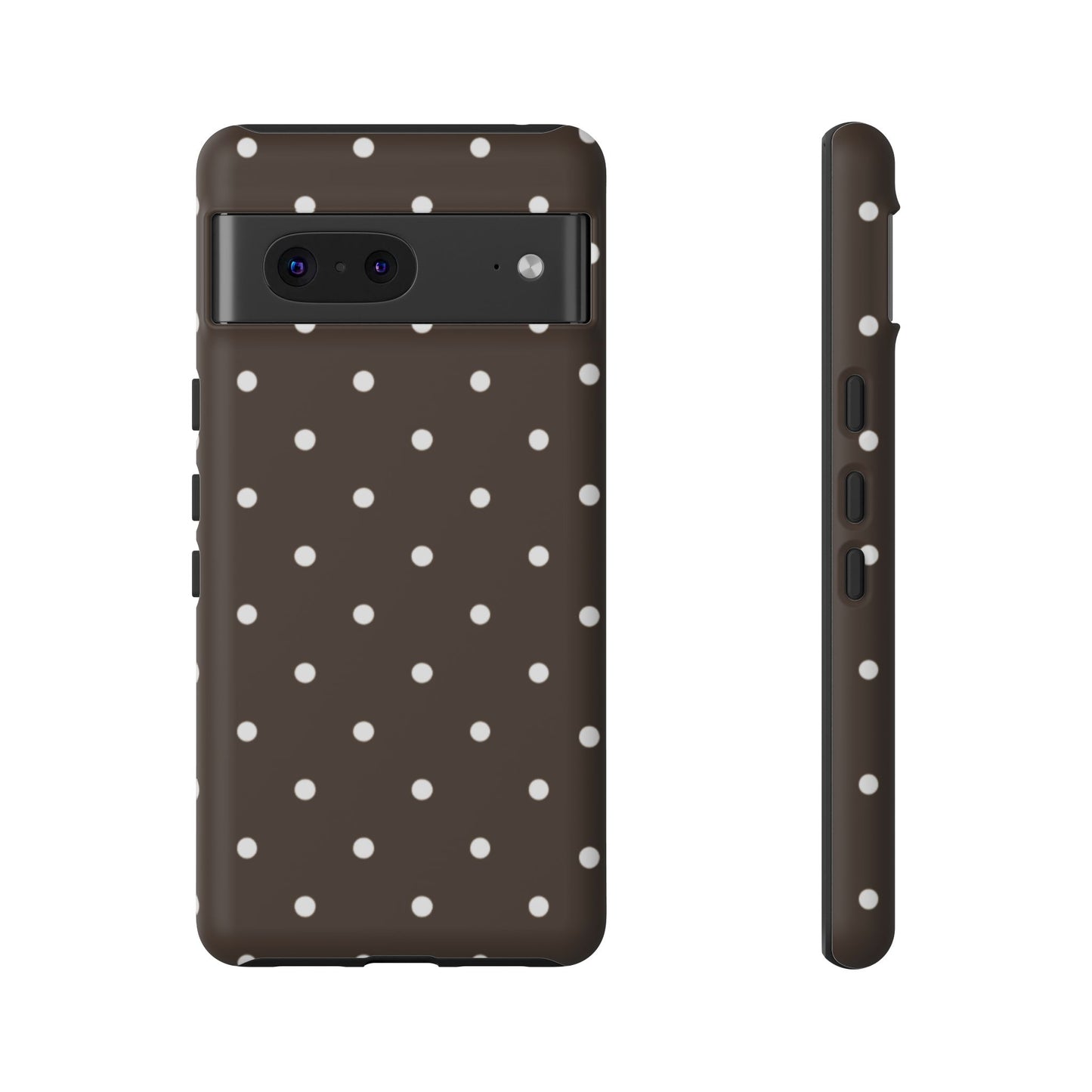 Cacao Polka Dot  — Phone Case Tough Case