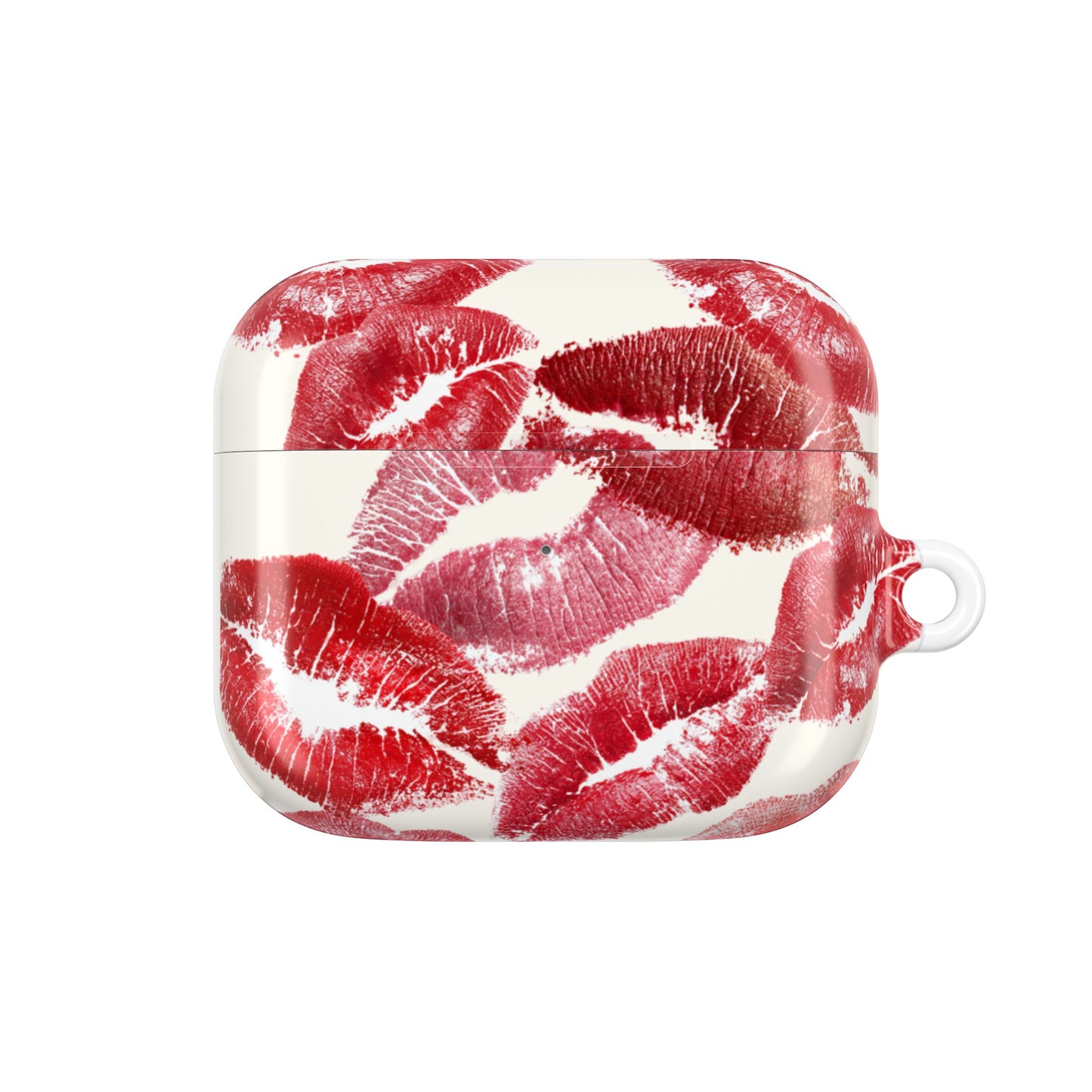 Kissing Booth — Kiss Print AirPod Case Red Lipstick Pattern Protective Cover