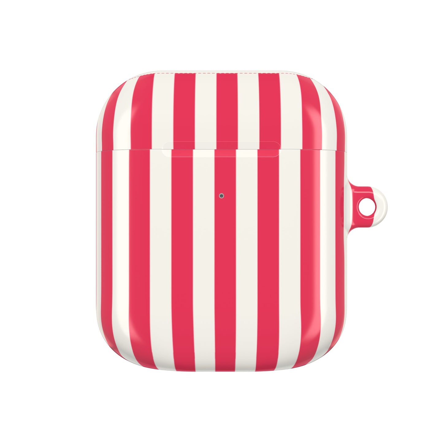 Red and White Stripe AirPod Case |  Stripe Protective Cover