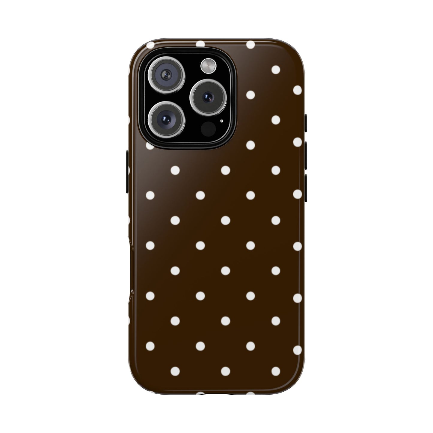 Cacao Polka Dot  — Phone Case Tough Case