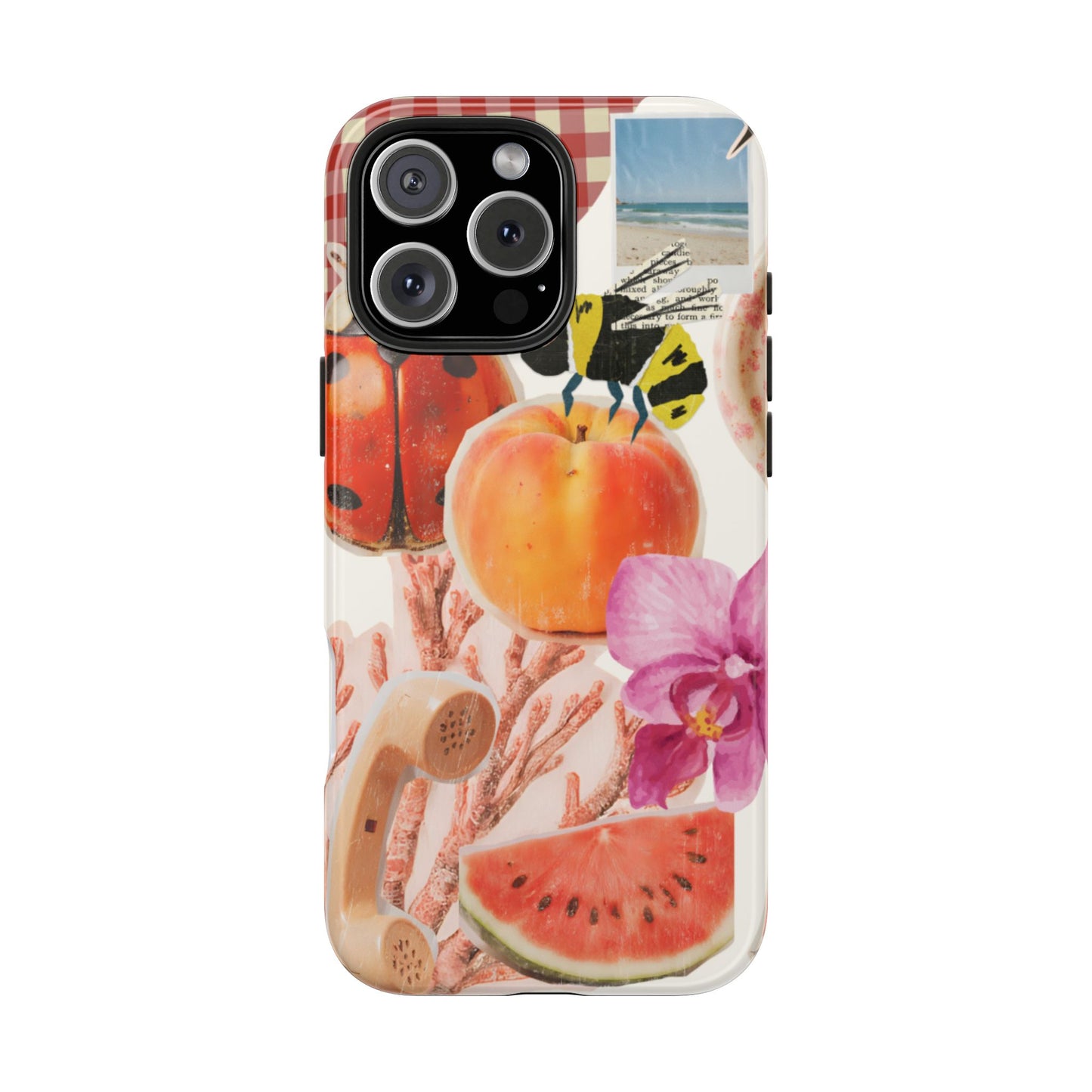 The farmers Market — Floral Fruit Collage Tough Phone Case