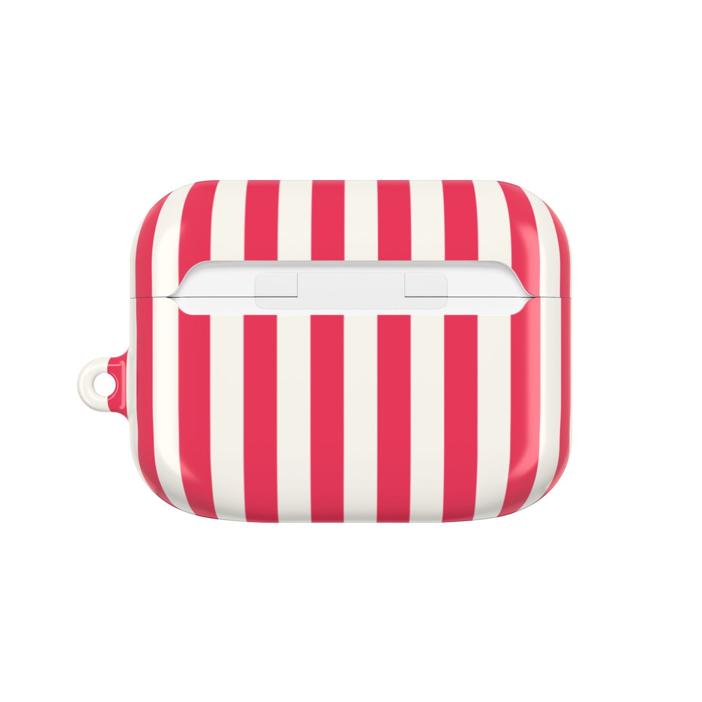 Red and White Stripe AirPod Case |  Stripe Protective Cover
