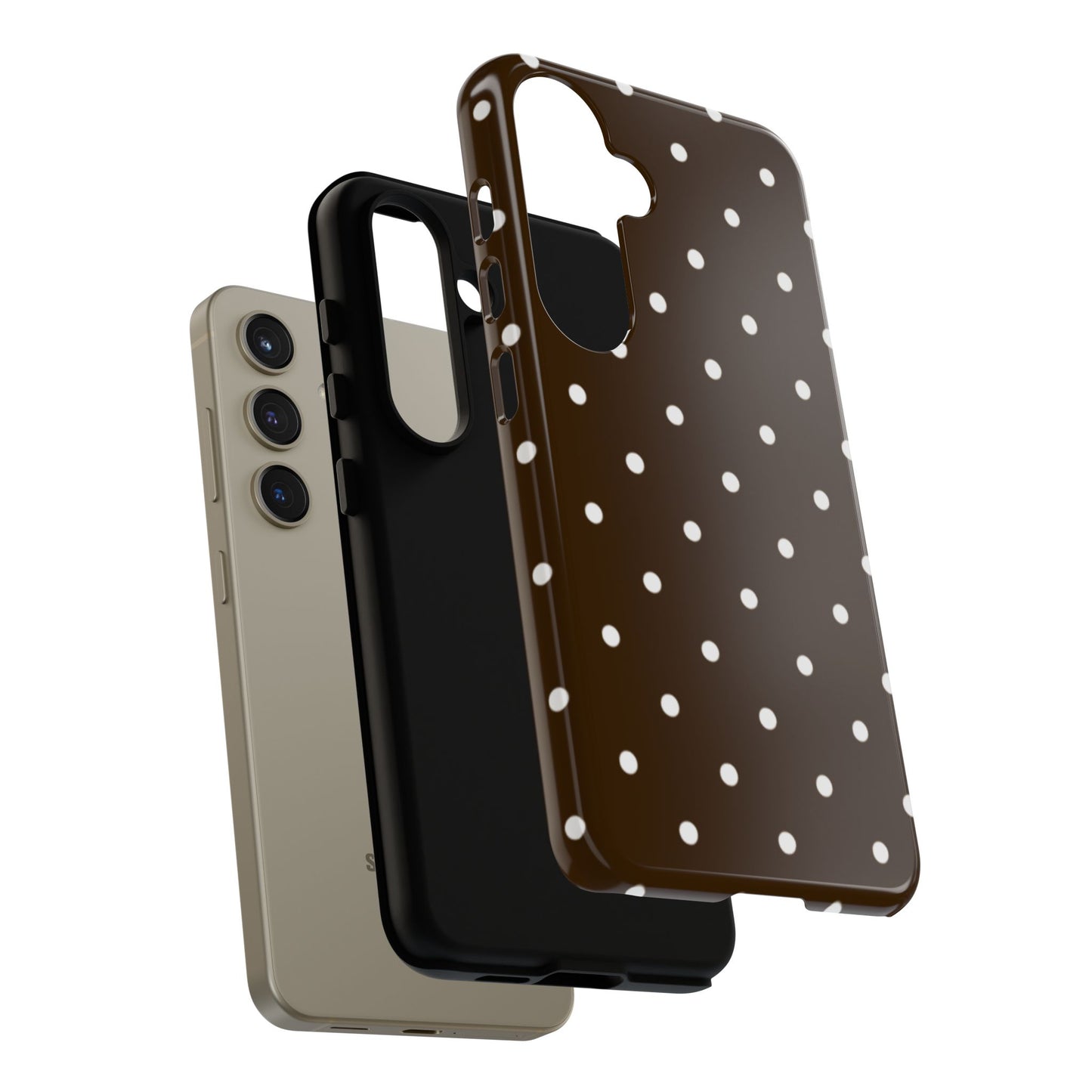 Cacao Polka Dot  — Phone Case Tough Case