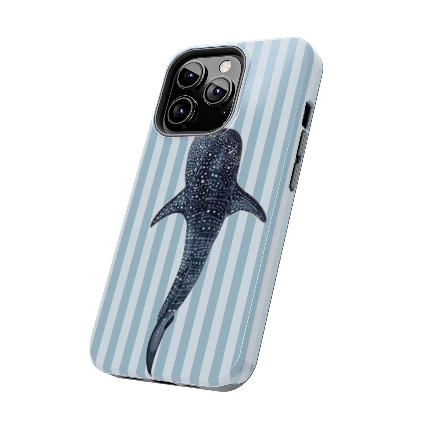 Deep Sea  — Blue Striped Tough Protective Cover