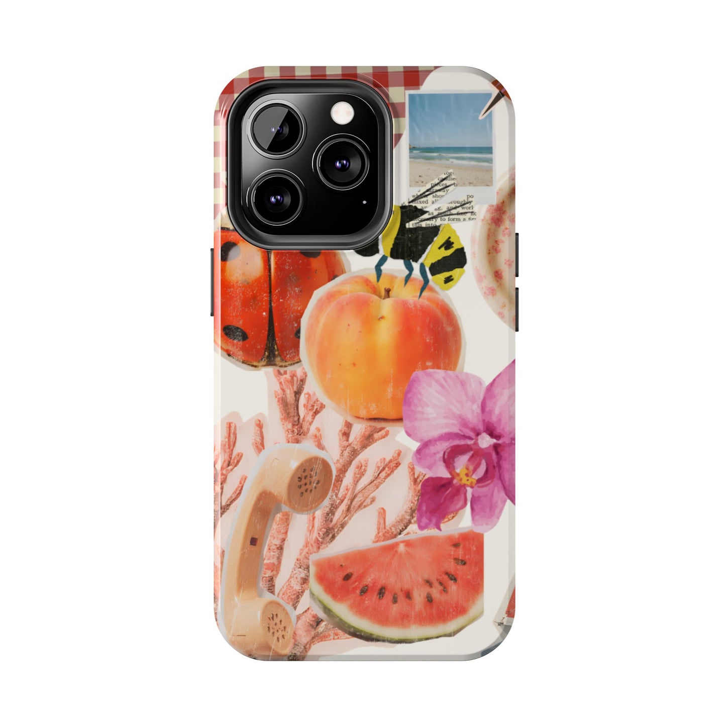 The farmers Market — Floral Fruit Collage Tough Phone Case