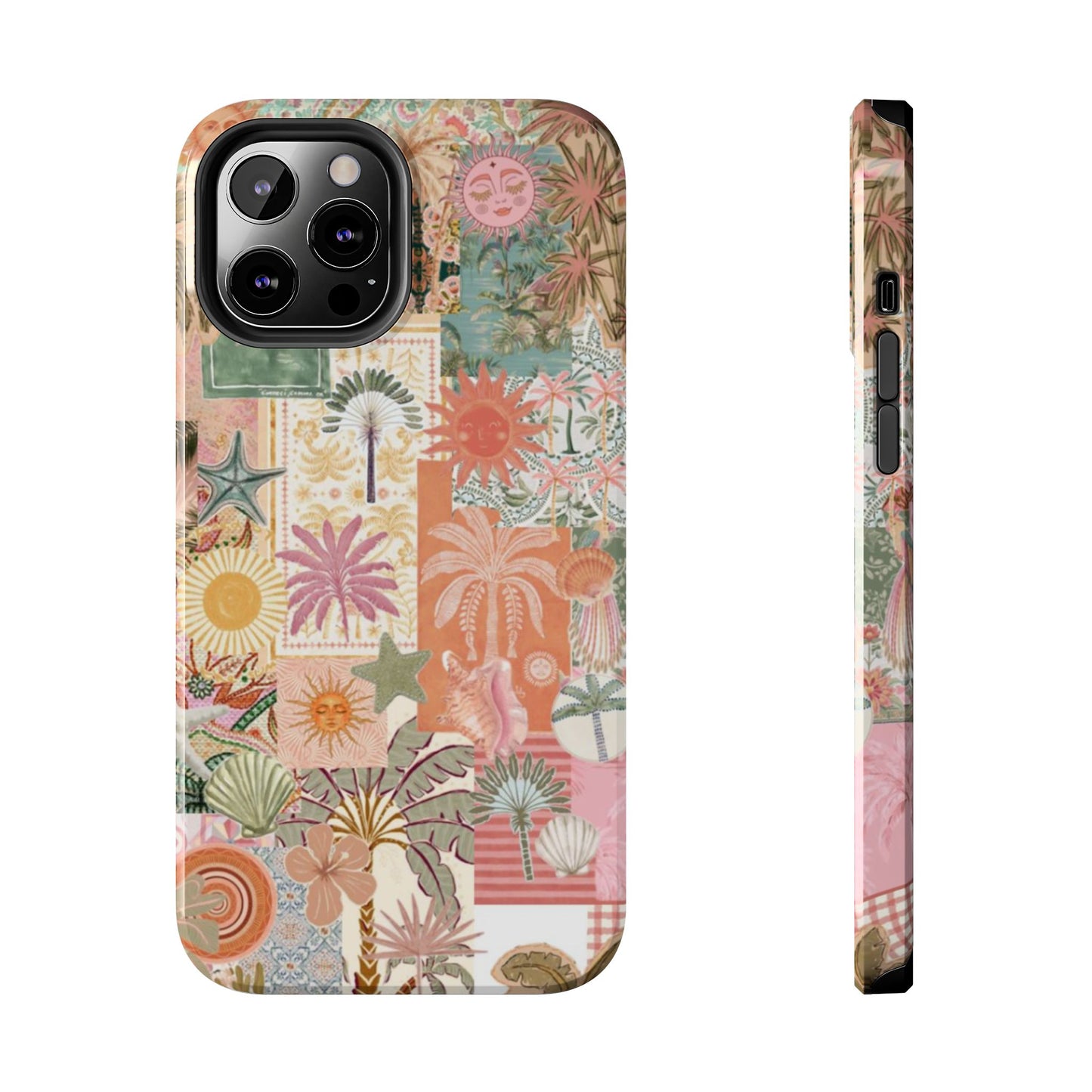 Girls Just Wanna Have Fun! — Tough Phone Case  Retro Tropical Collage iPhone Case