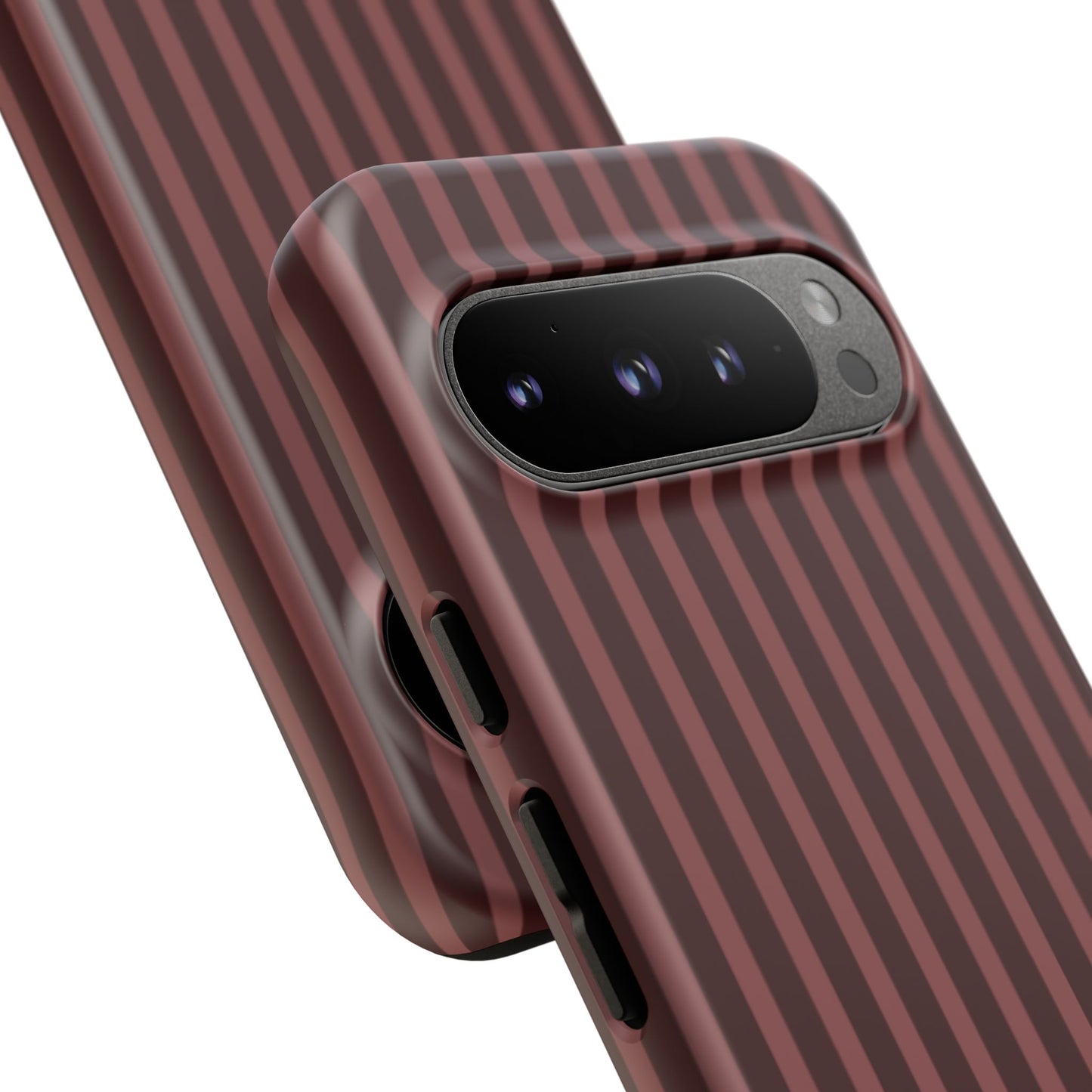 Striped Double Burgundy  — Tough Phone Case