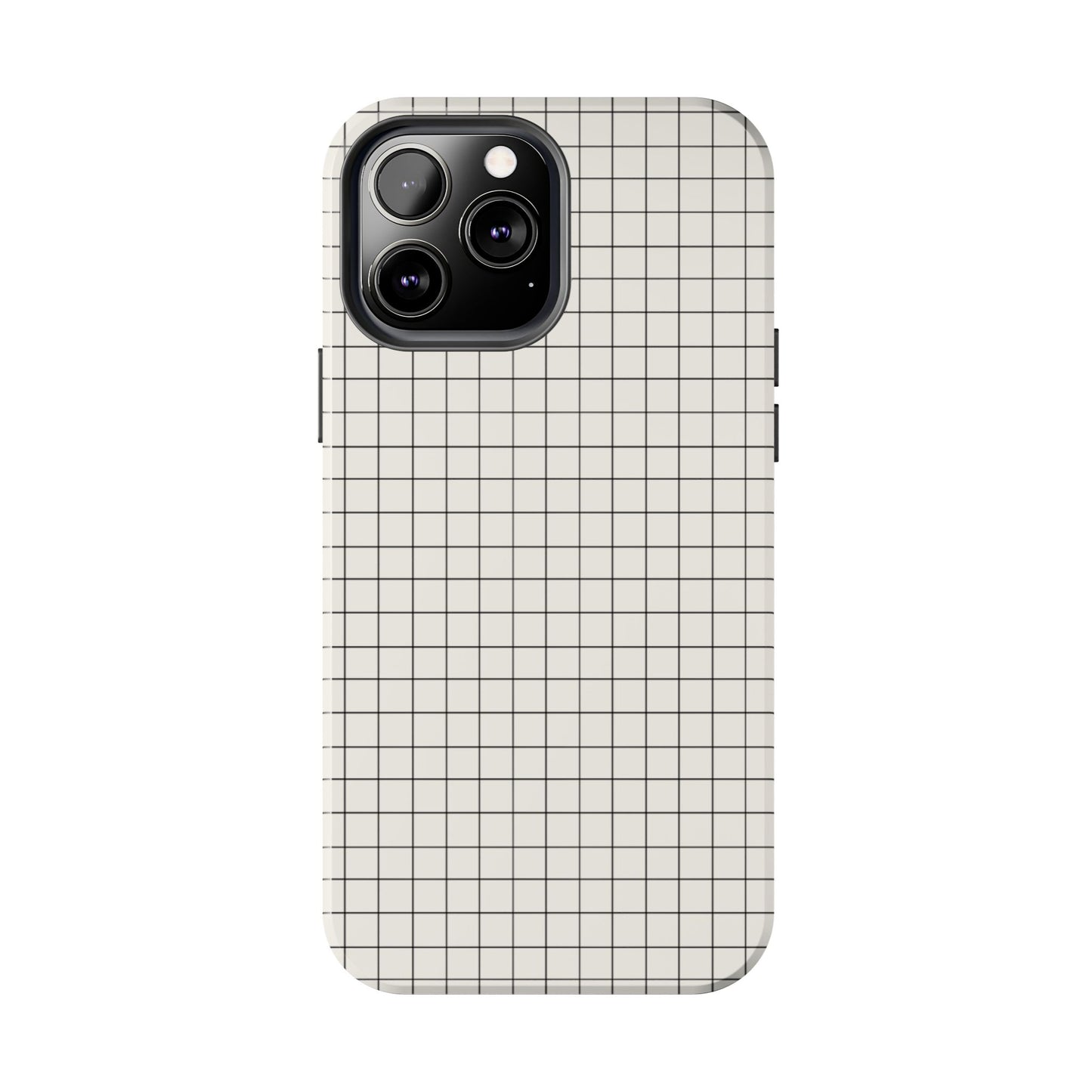 The Architect |Tough Phone Case Minimal Graph Paper Design