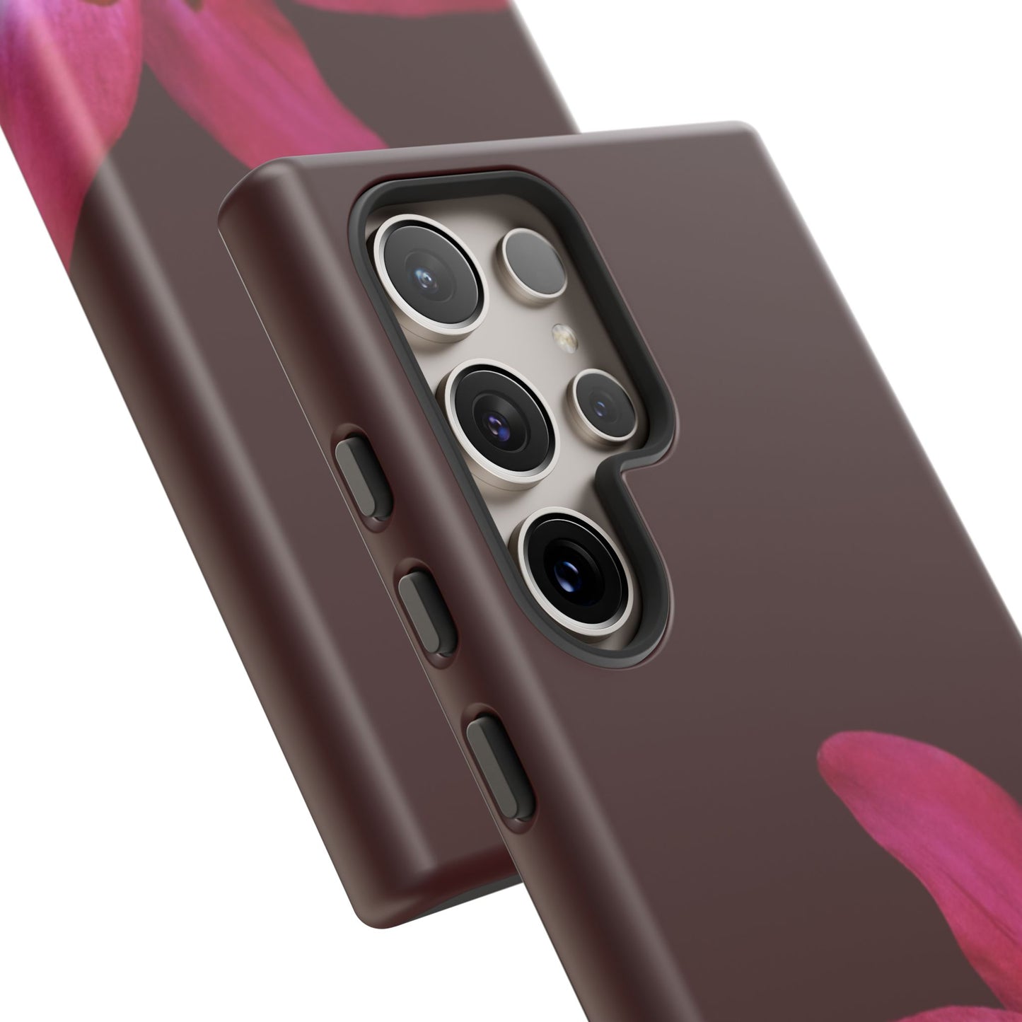 Burgundy Lily Floral – Phone Case Tough Case