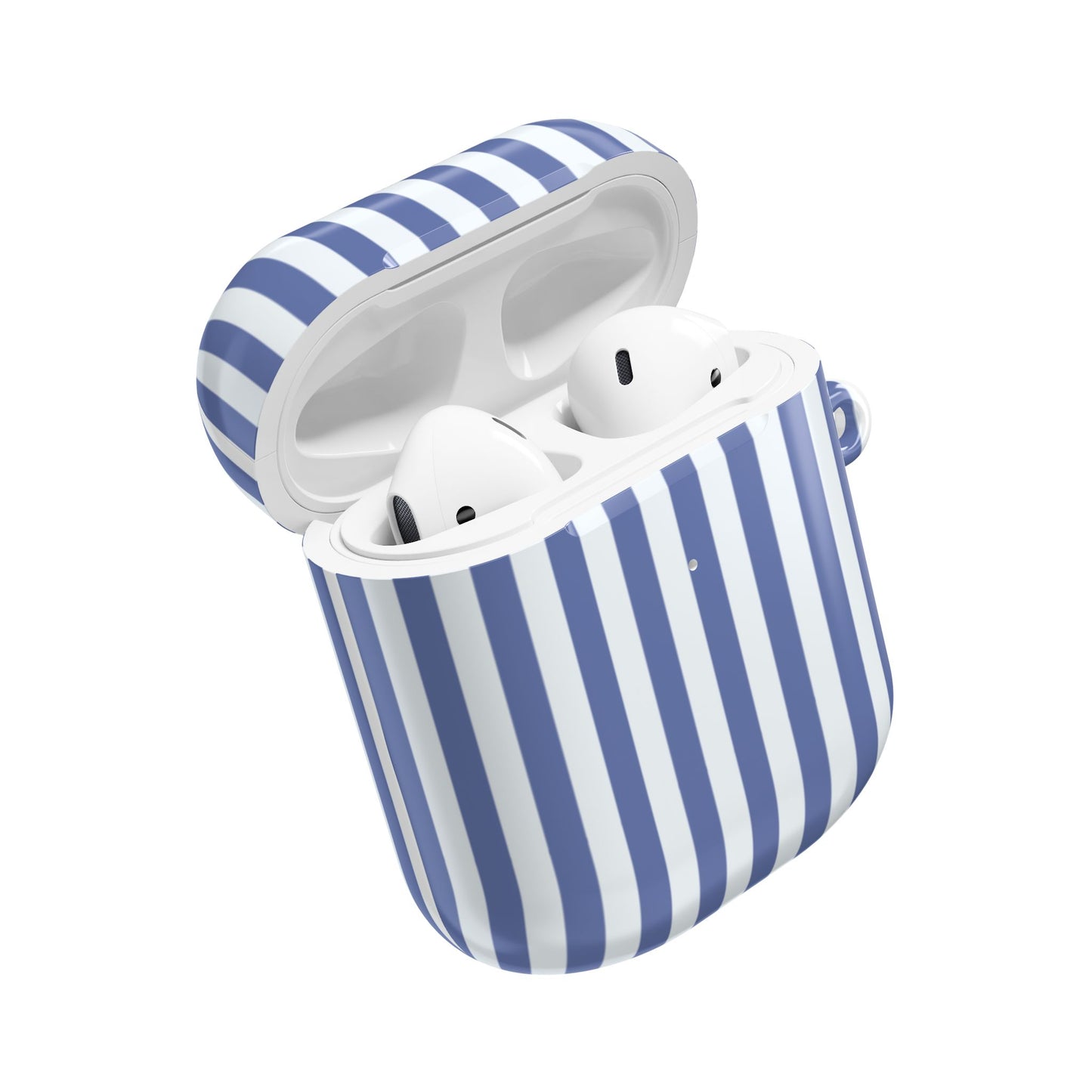 High Tide — Striped Blue & White AirPod Case  Nautical Protective Cover