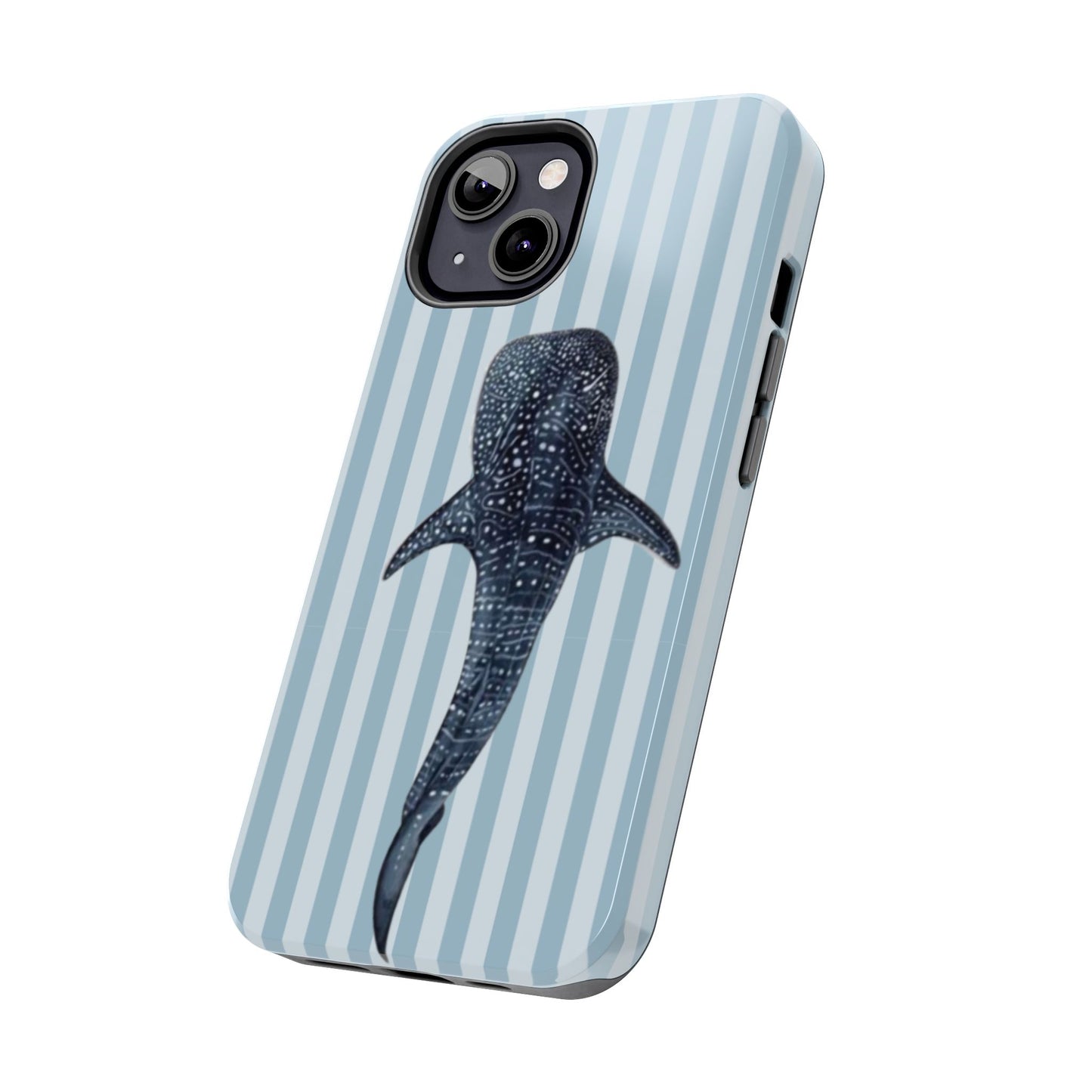 Deep Sea  — Blue Striped Tough Protective Cover