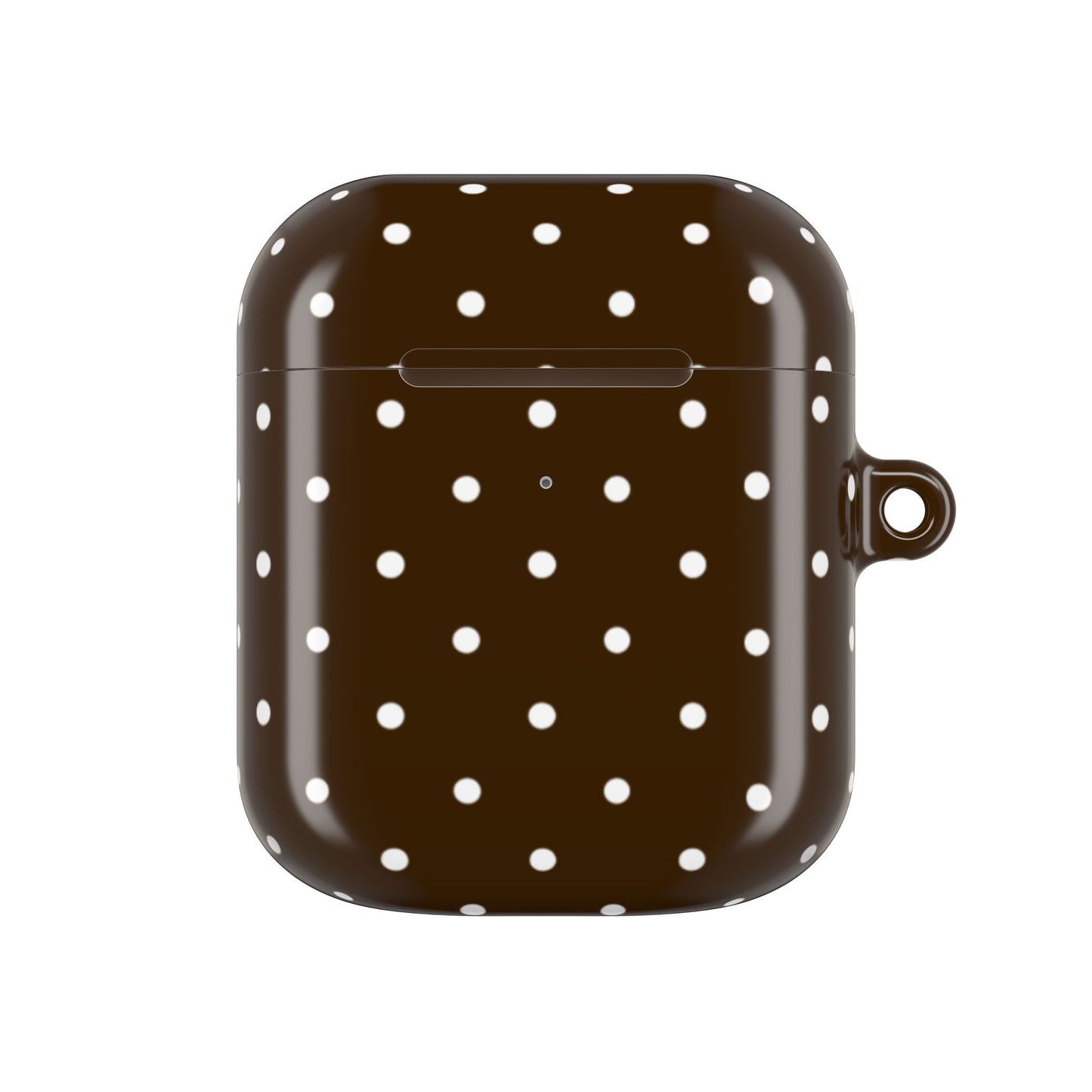 Cacao Polka Dot  – AirPod Case