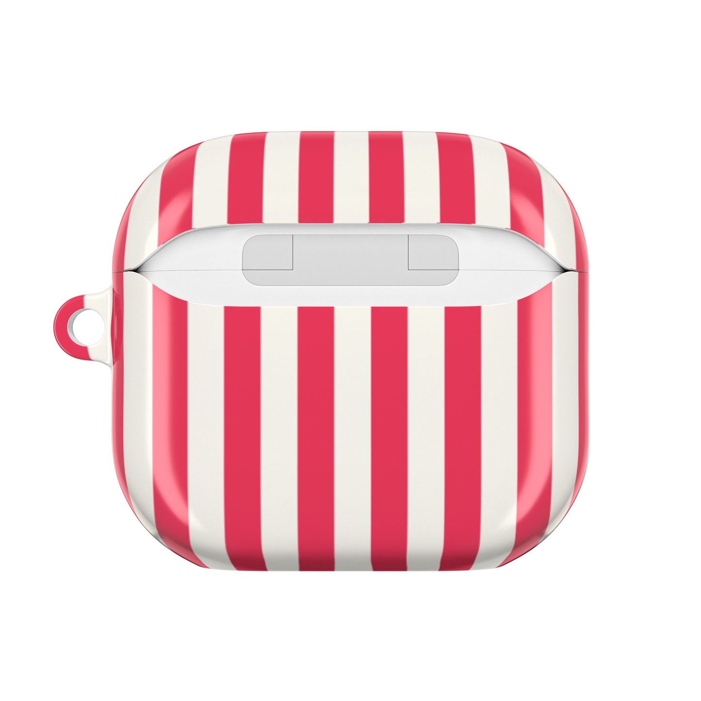 Red and White Stripe AirPod Case |  Stripe Protective Cover