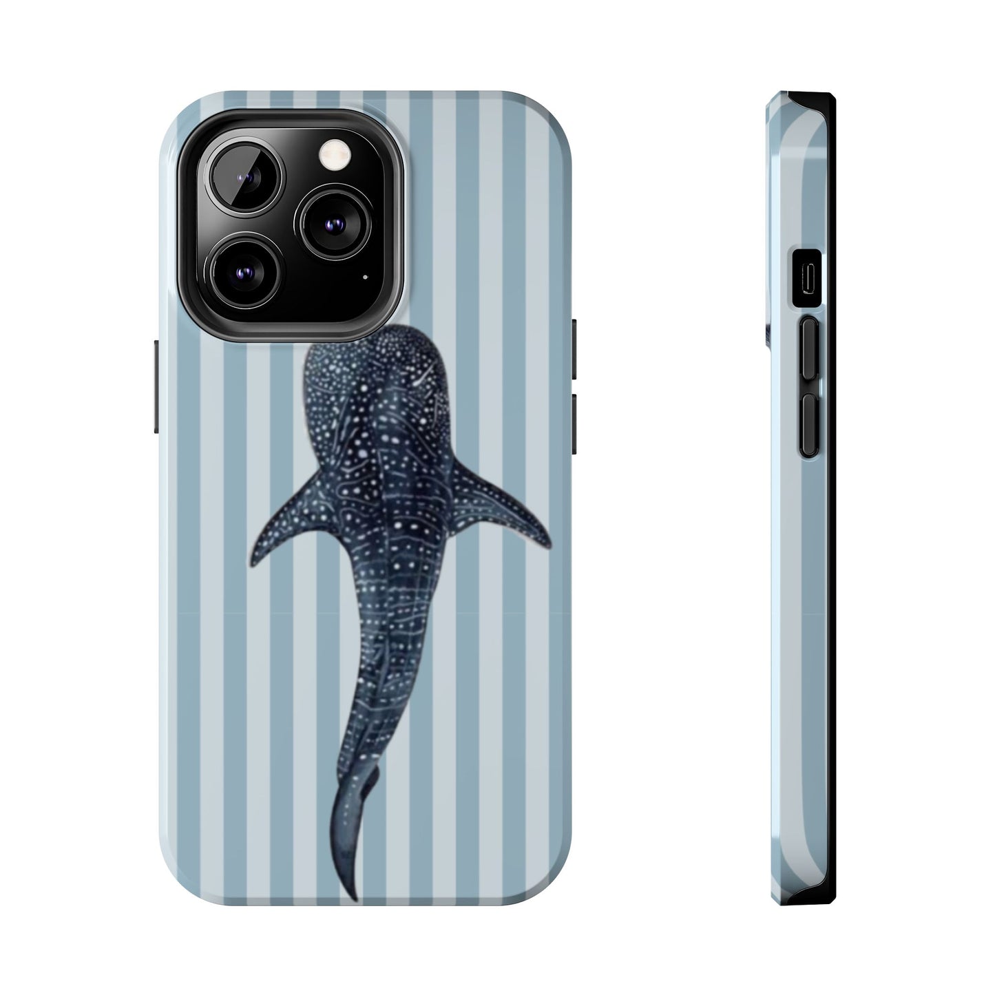 Deep Sea  — Blue Striped Tough Protective Cover