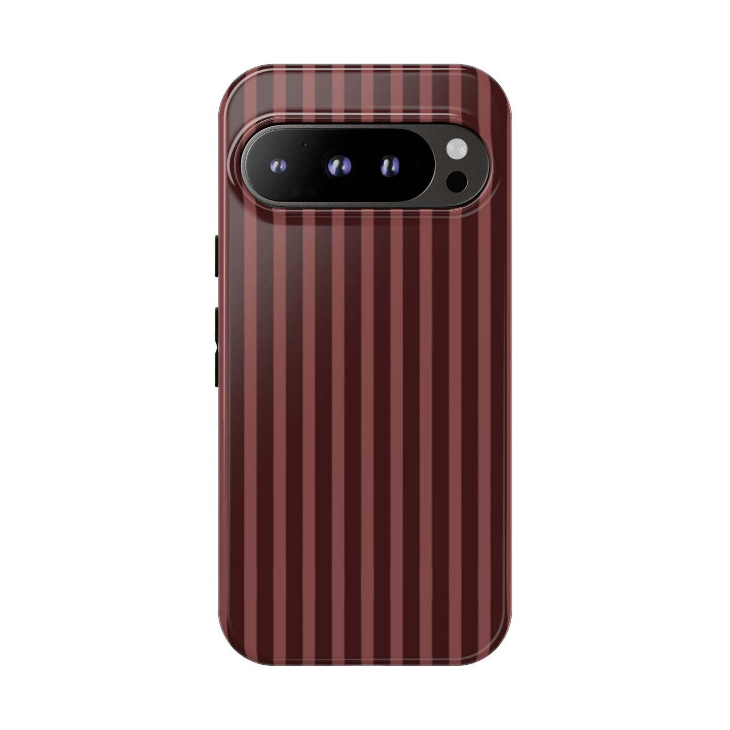 Striped Double Burgundy  — Tough Phone Case