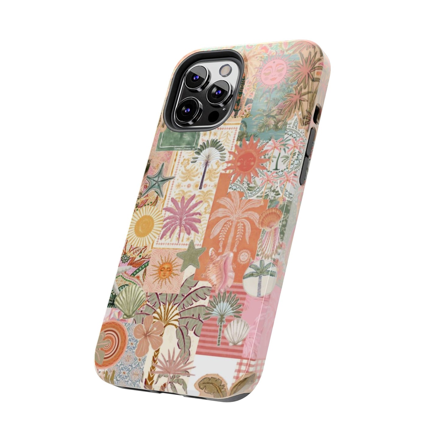 Girls Just Wanna Have Fun! — Tough Phone Case  Retro Tropical Collage iPhone Case