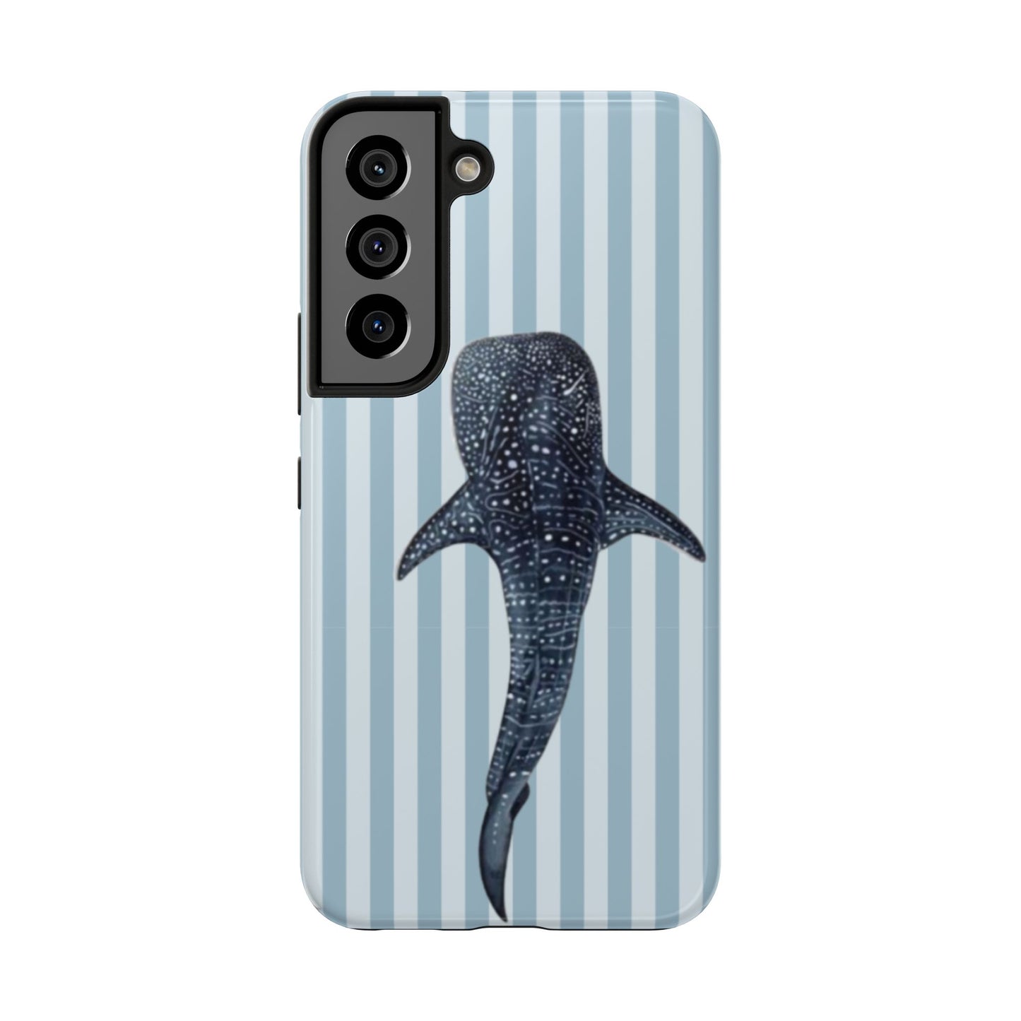 Deep Sea  — Blue Striped Tough Protective Cover
