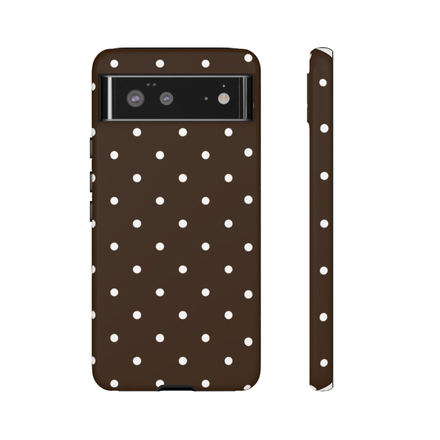 Cacao Polka Dot  — Phone Case Tough Case