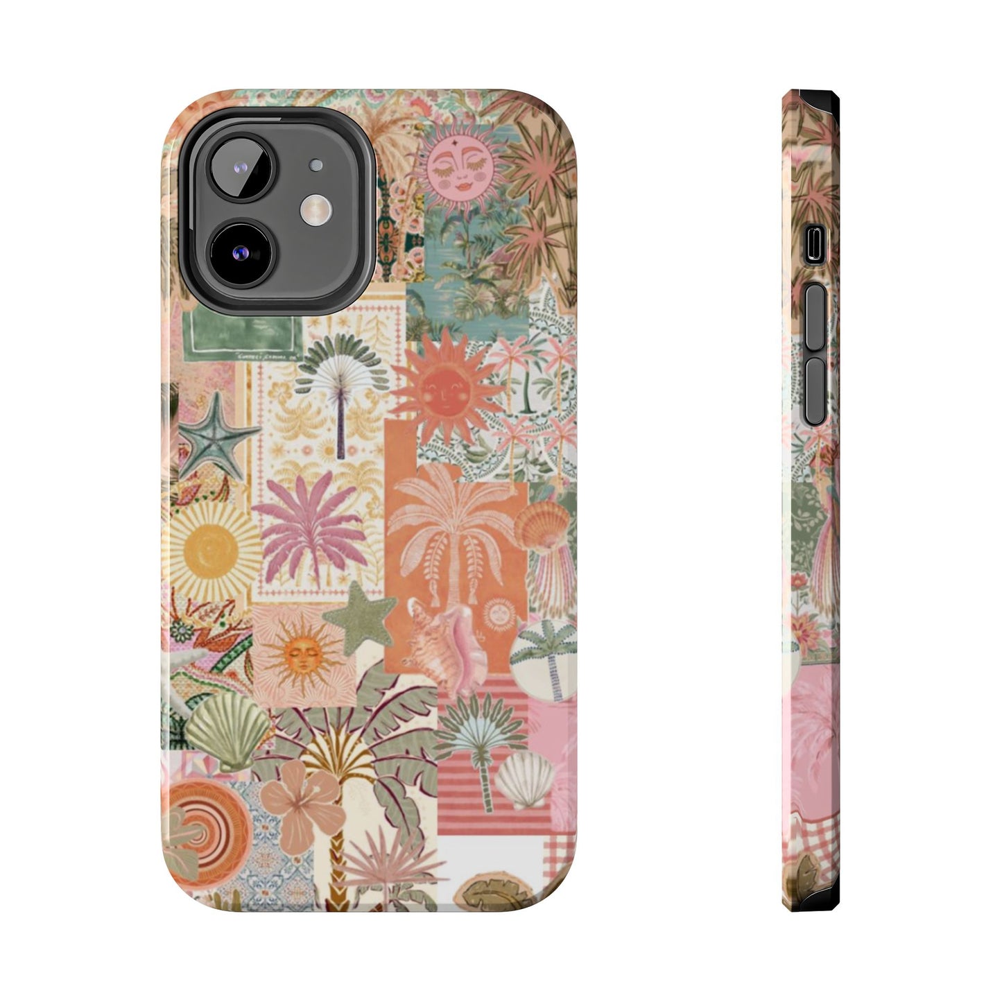 Girls Just Wanna Have Fun! — Tough Phone Case  Retro Tropical Collage iPhone Case