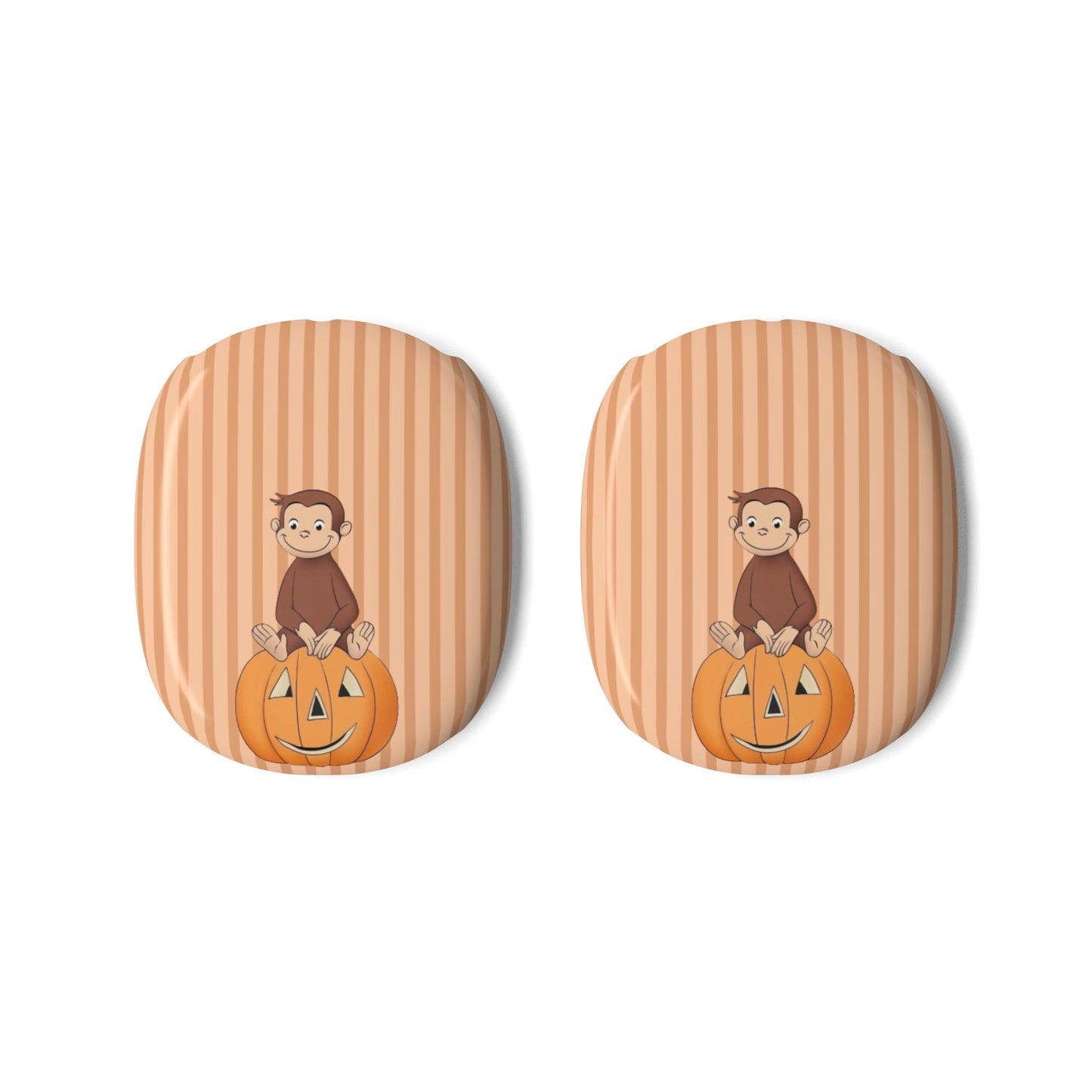 Pumpkin Curious George —  AirPod Max Case