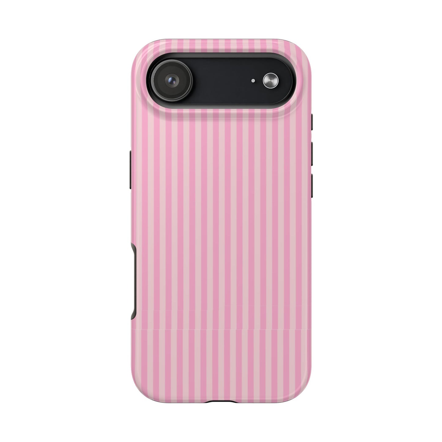 Pretty In Pink  – Pink Vertical Stripe Tough Phone Case