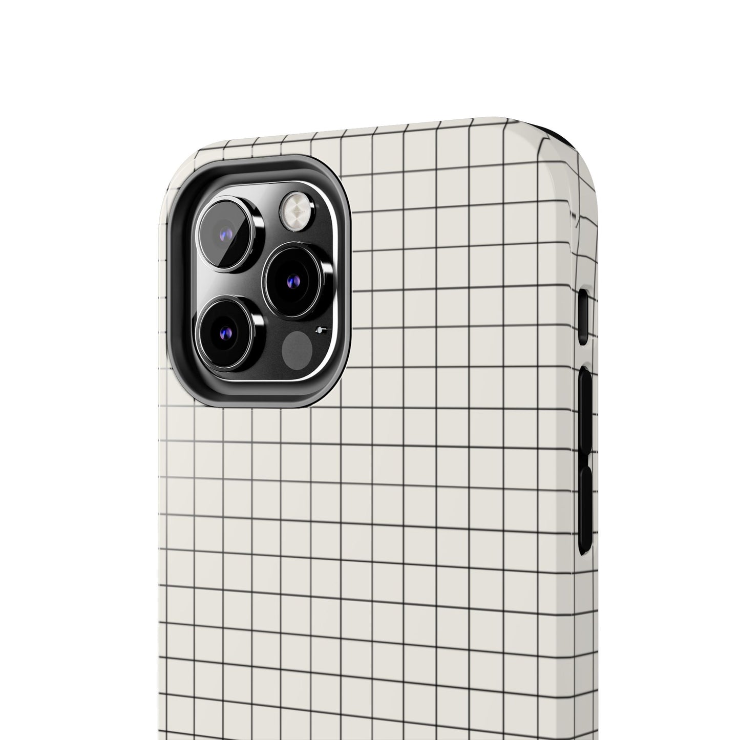 The Architect |Tough Phone Case Minimal Graph Paper Design