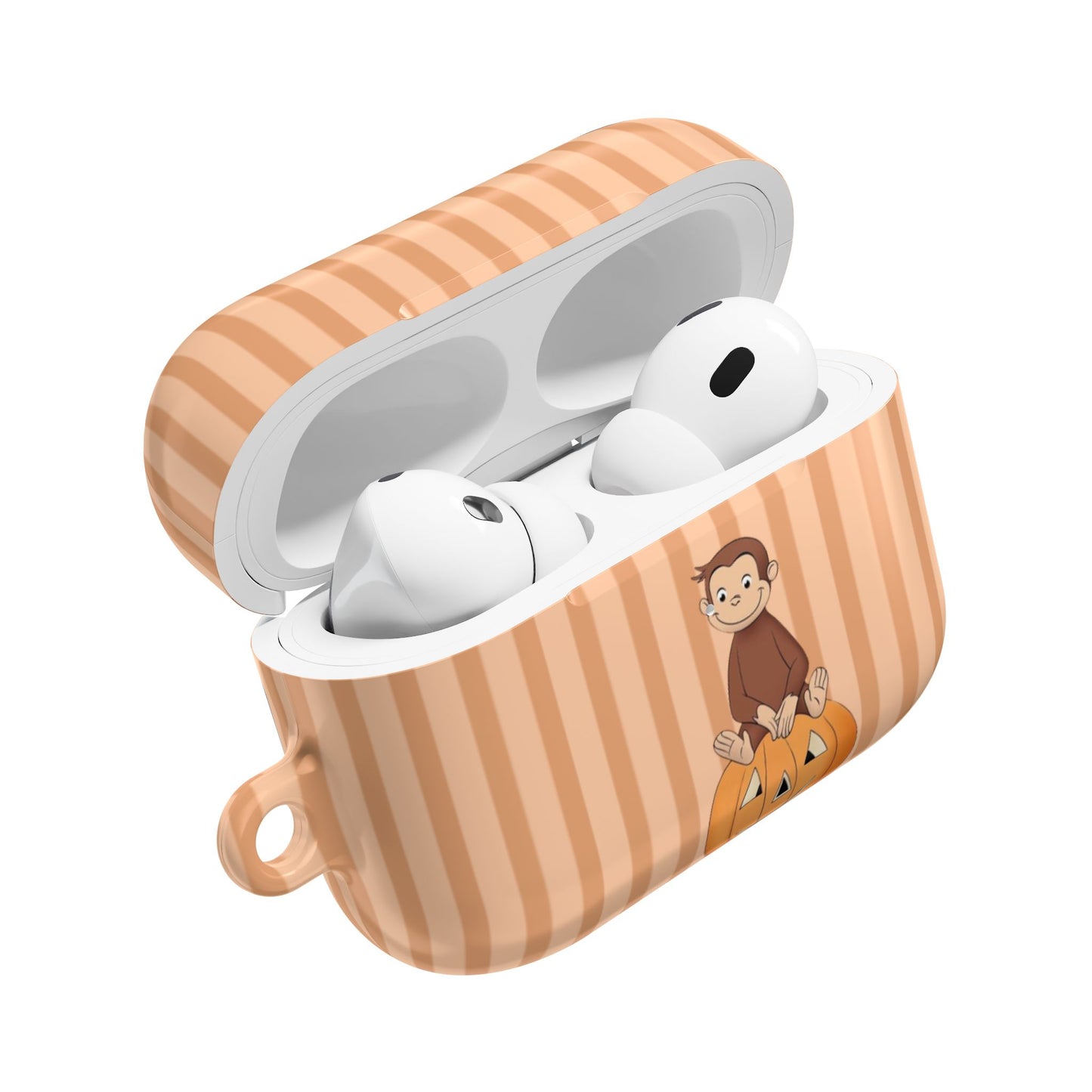 Pumpkin Curious George —  AirPods Case
