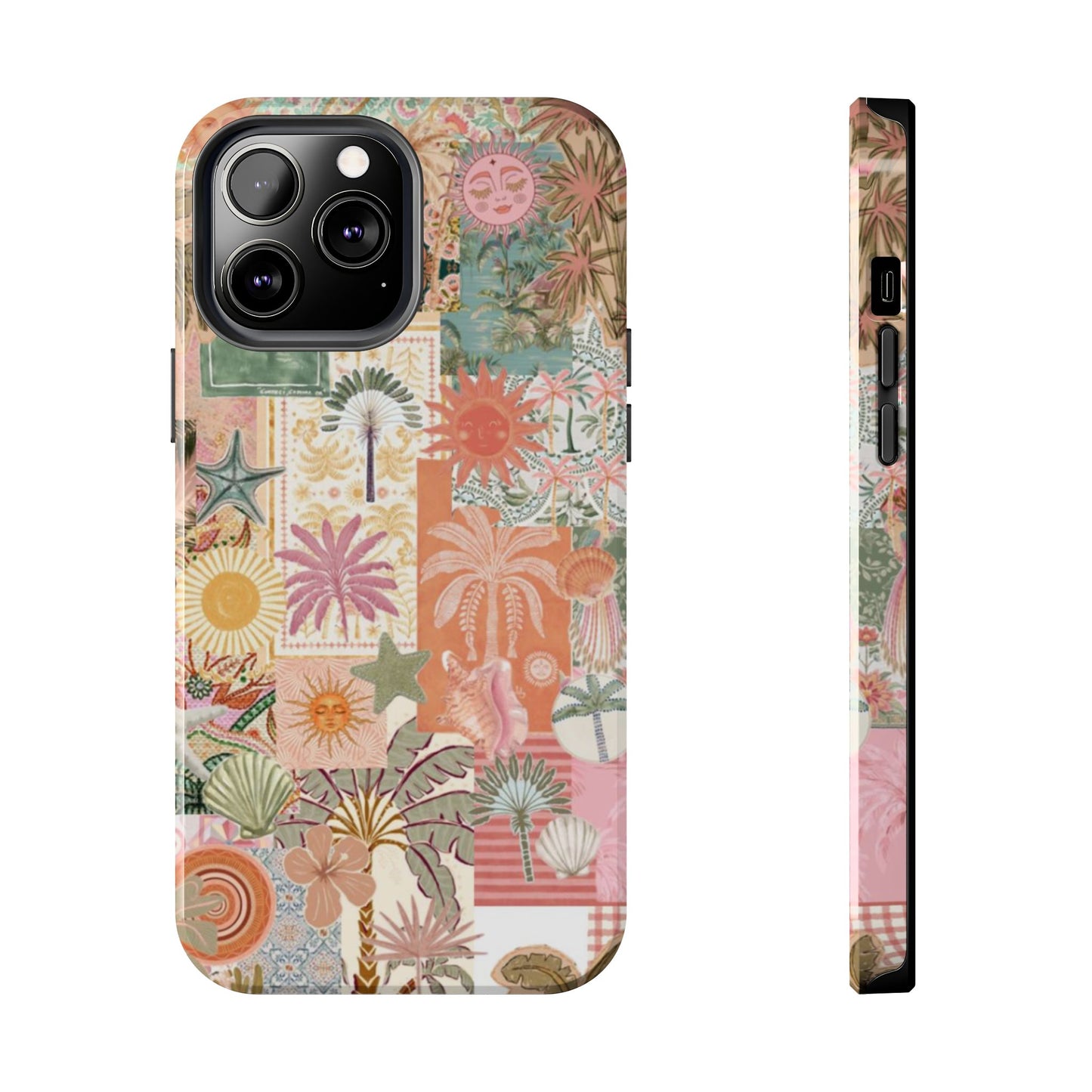 Girls Just Wanna Have Fun! — Tough Phone Case  Retro Tropical Collage iPhone Case