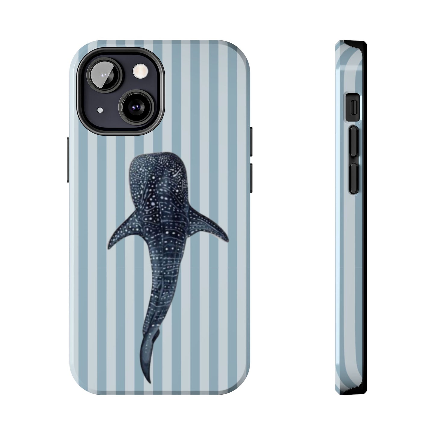 Deep Sea  — Blue Striped Tough Protective Cover