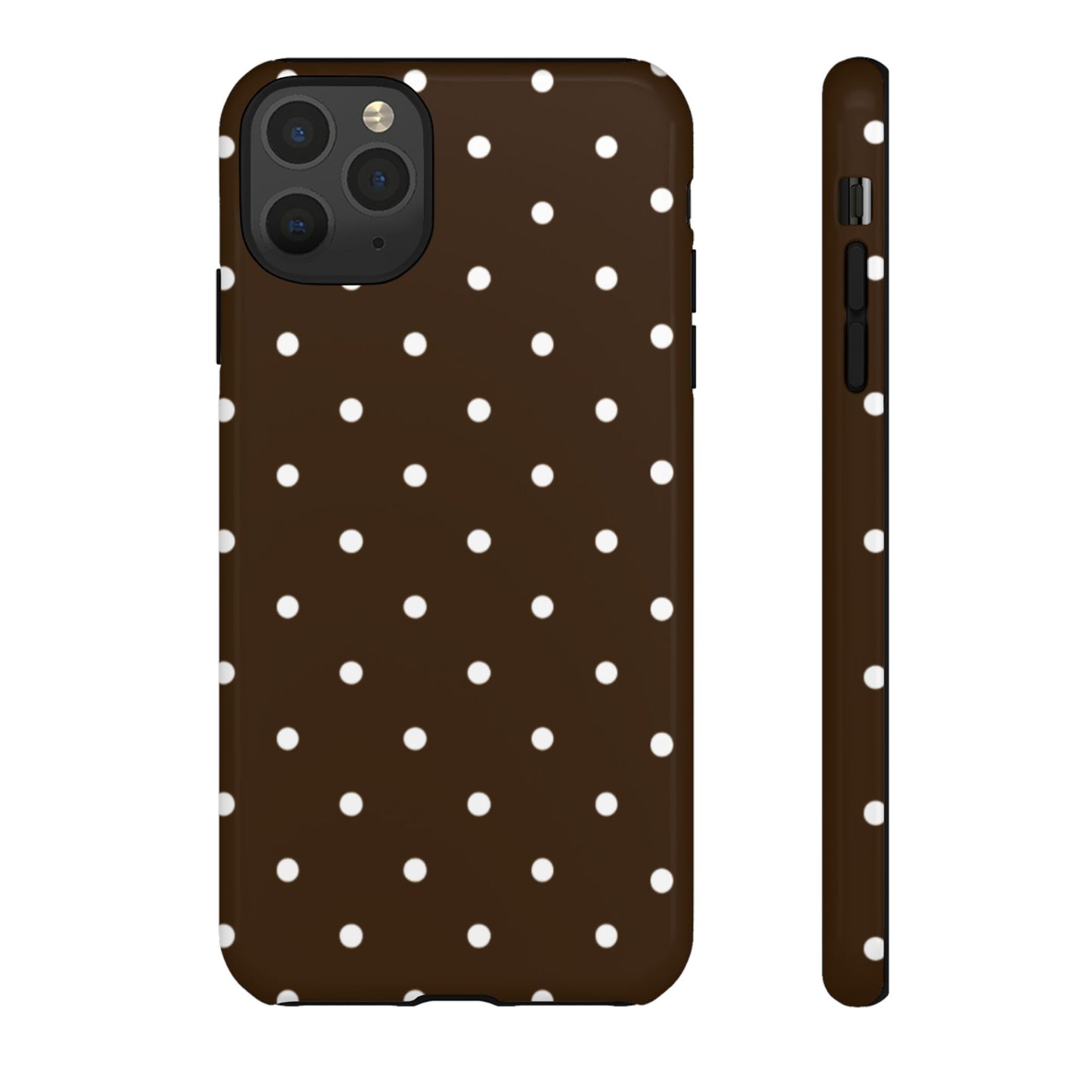 Cacao Polka Dot  — Phone Case Tough Case