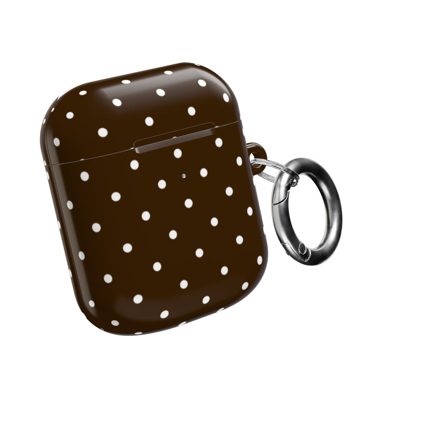 Cacao Polka Dot  – AirPod Case