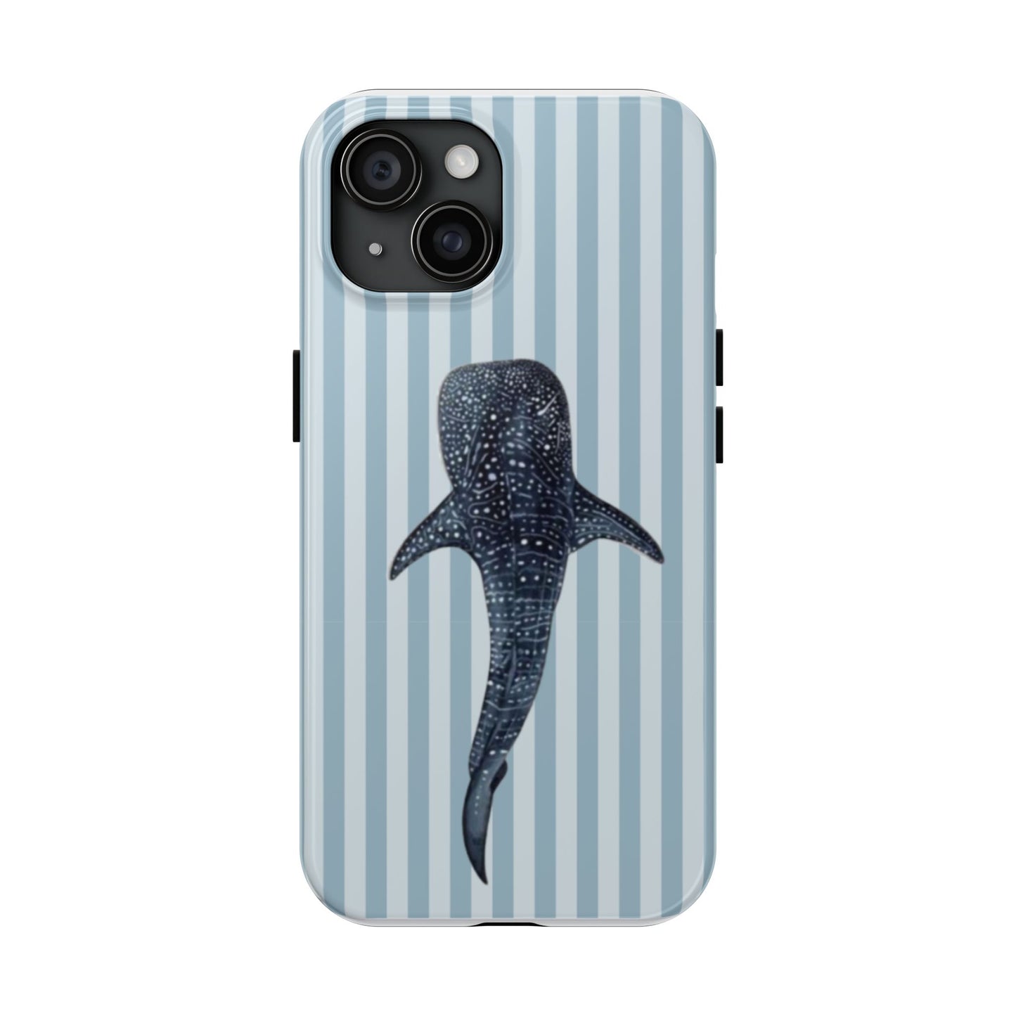 Deep Sea  — Blue Striped Tough Protective Cover