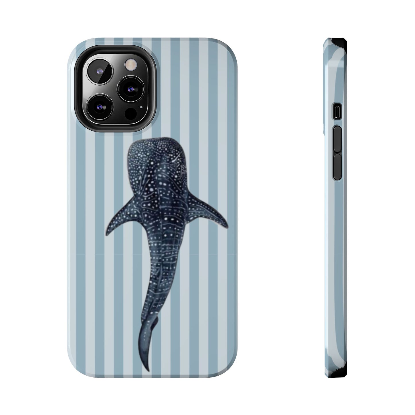 Deep Sea  — Blue Striped Tough Protective Cover