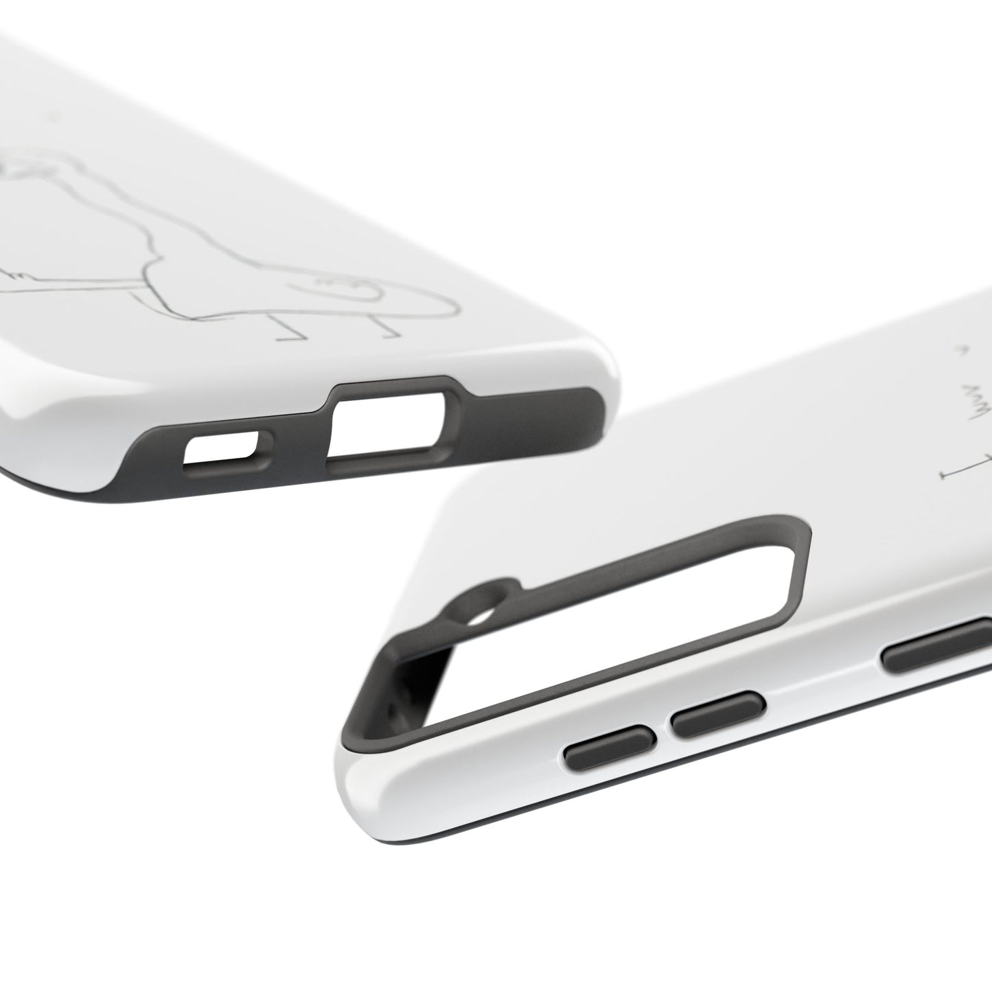 Funny Duck 'I wuv u'— Tough Phone Case
