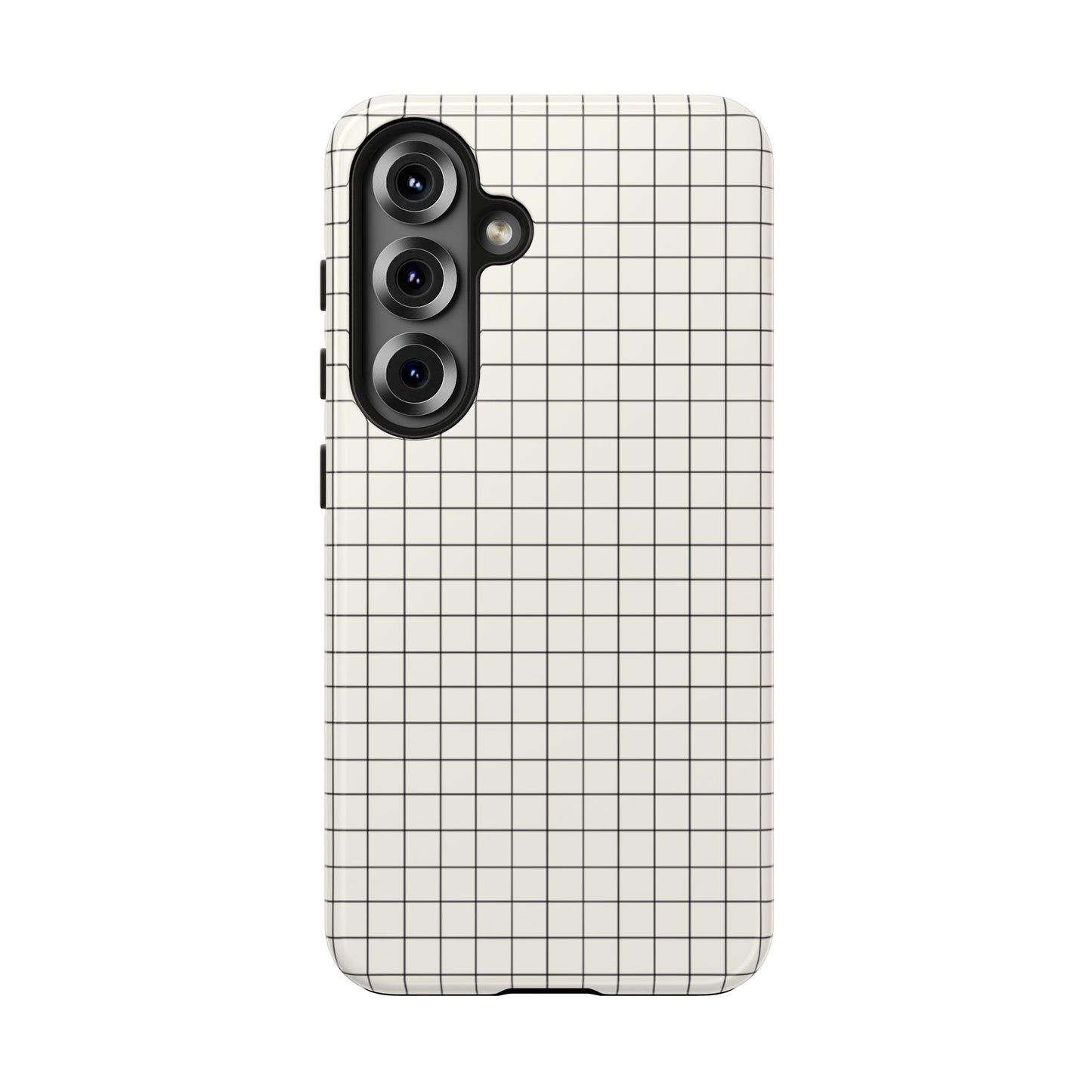 The Architect |Tough Phone Case Minimal Graph Paper Design