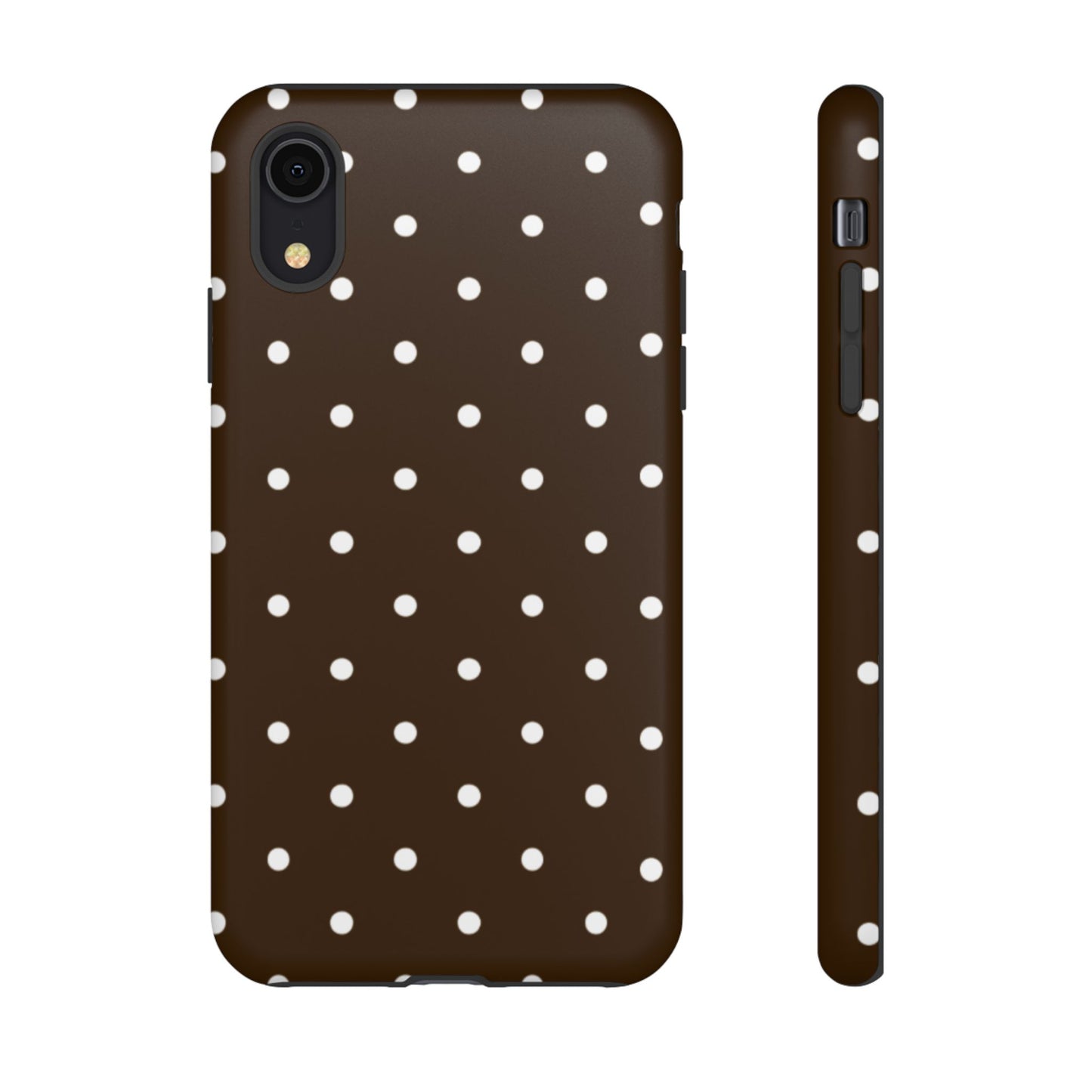 Cacao Polka Dot  — Phone Case Tough Case