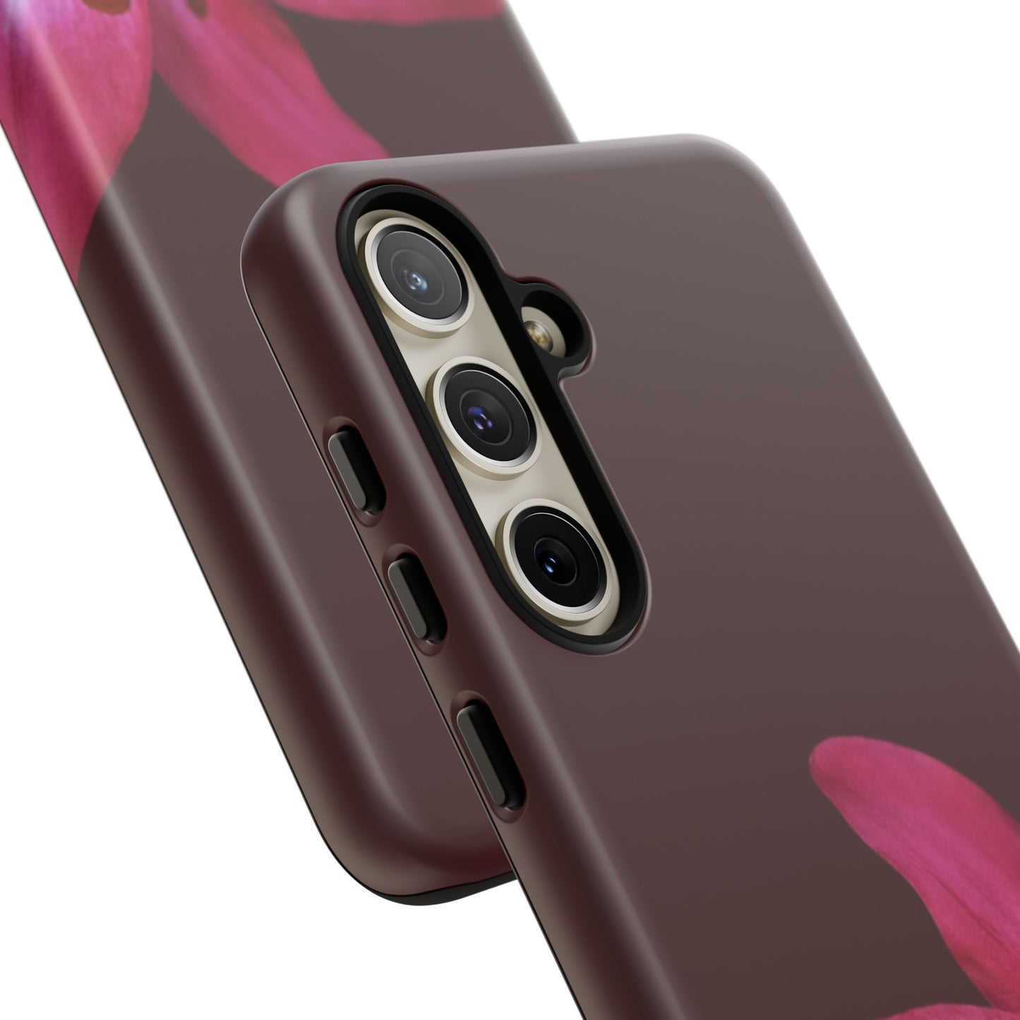 Burgundy Lily Floral – Phone Case Tough Case