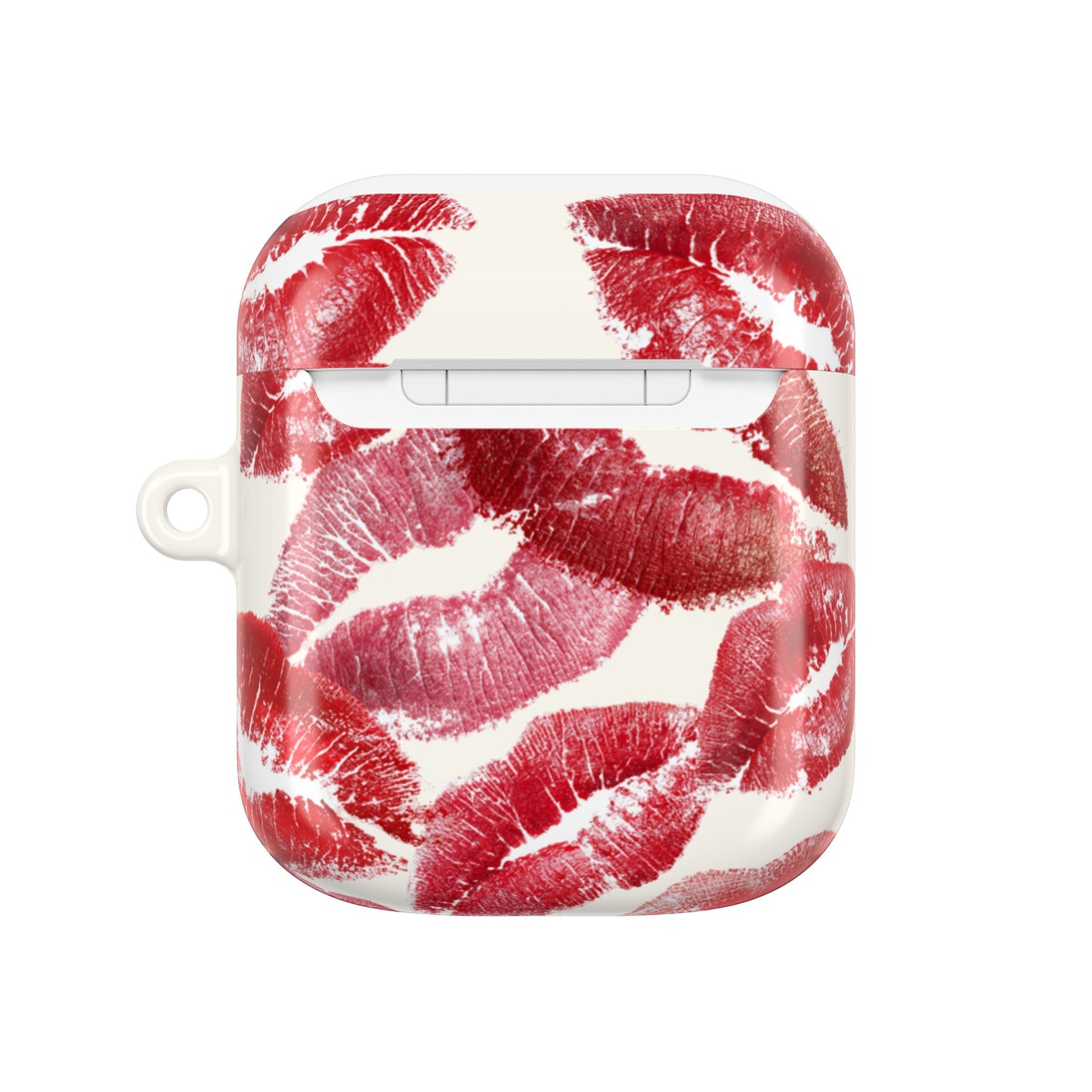 Kissing Booth — Kiss Print AirPod Case Red Lipstick Pattern Protective Cover