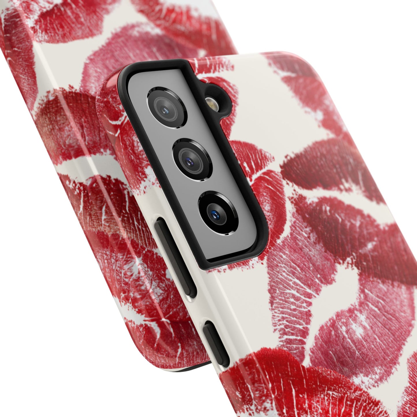 Red Lipstick Kiss Pattern Phone Case | Tough Phone Case