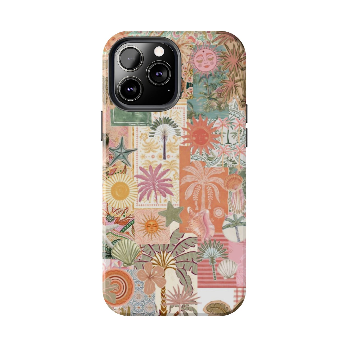 Girls Just Wanna Have Fun! — Tough Phone Case  Retro Tropical Collage iPhone Case