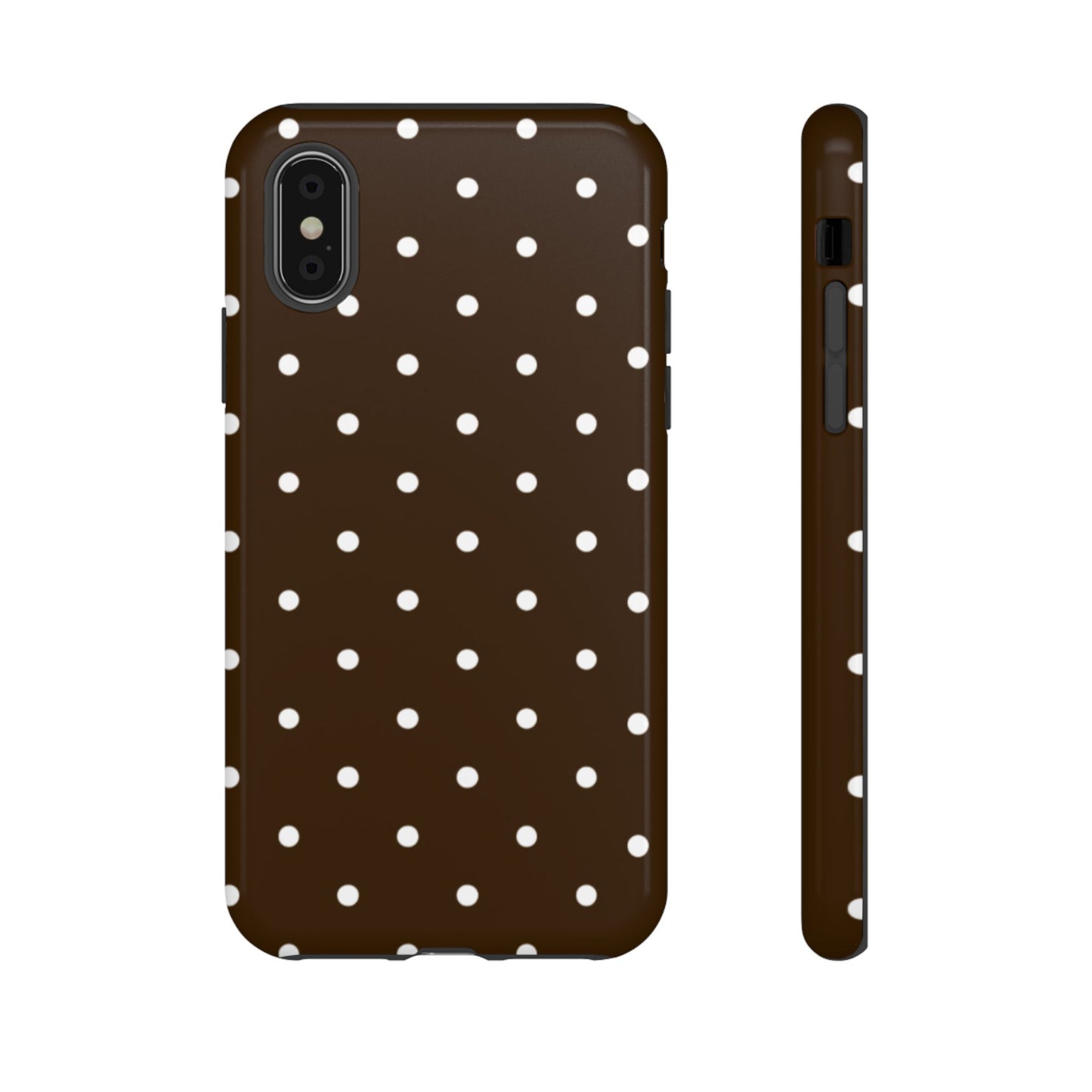 Cacao Polka Dot  — Phone Case Tough Case
